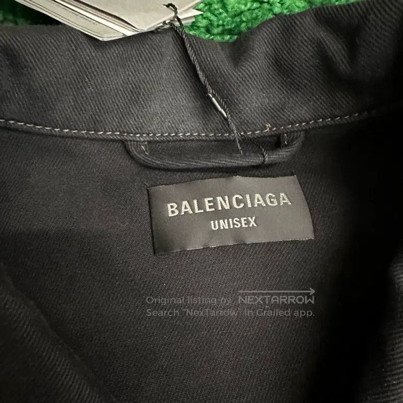 Balenciaga Balenciaga Crystal Studs and Graffiti Single Breasted Long Size US XL / EU 56 / 4 - 2 Thumbnail