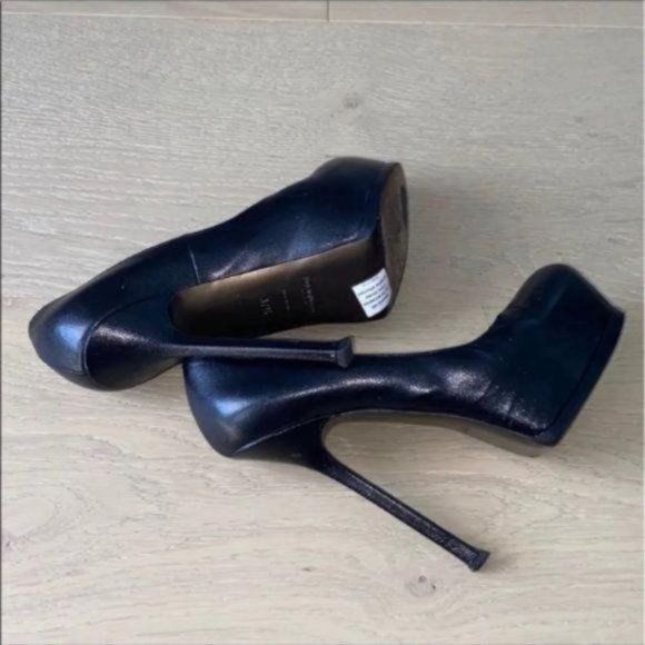 Yves Saint Laurent Yves Saint Laurent 120mm tribute leather pumps Size US 7.5 / IT 37.5 - 6 Thumbnail