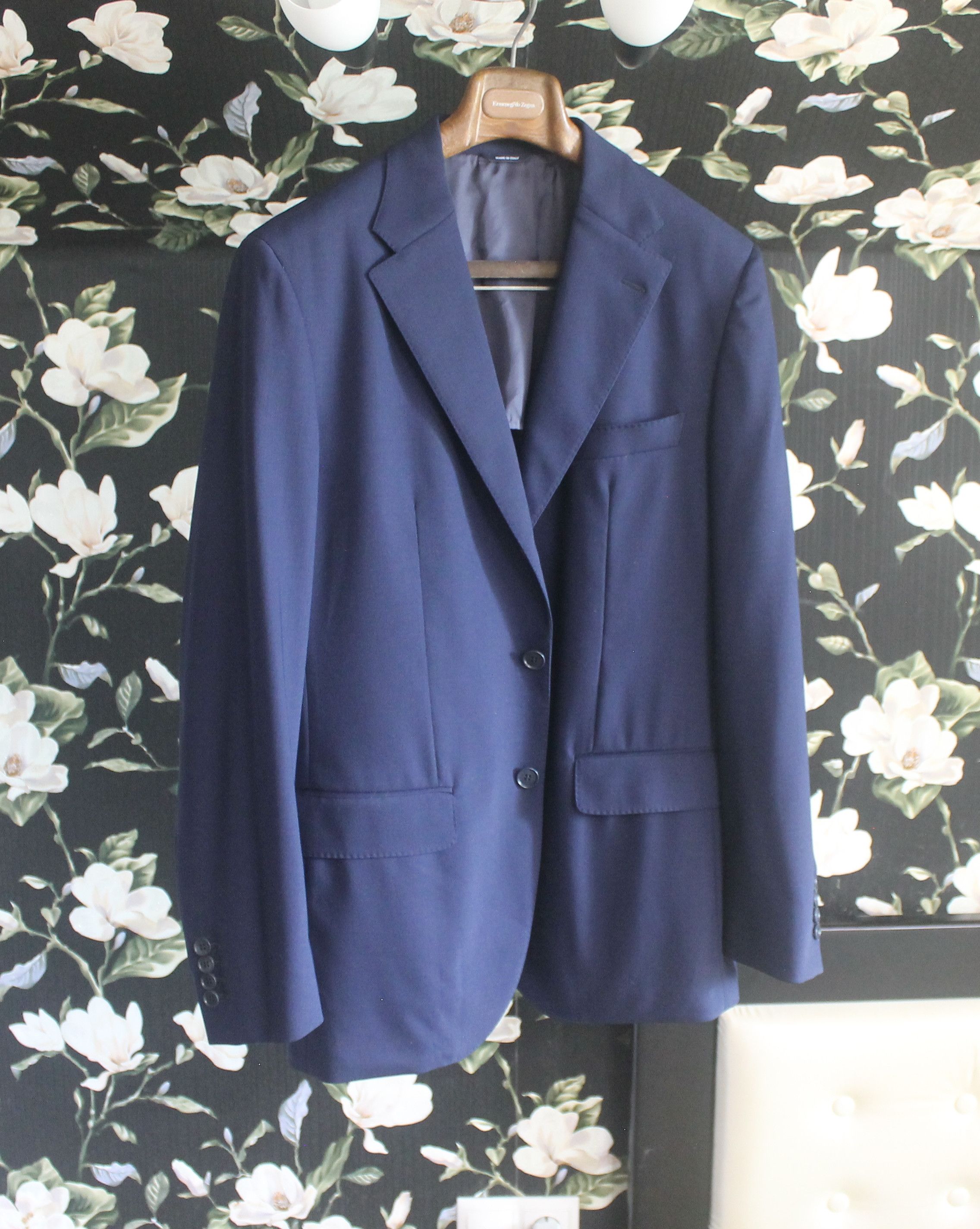 Loro Piana Loro Piana Navy Blazer Jacket Size 52R - 1 Thumbnail