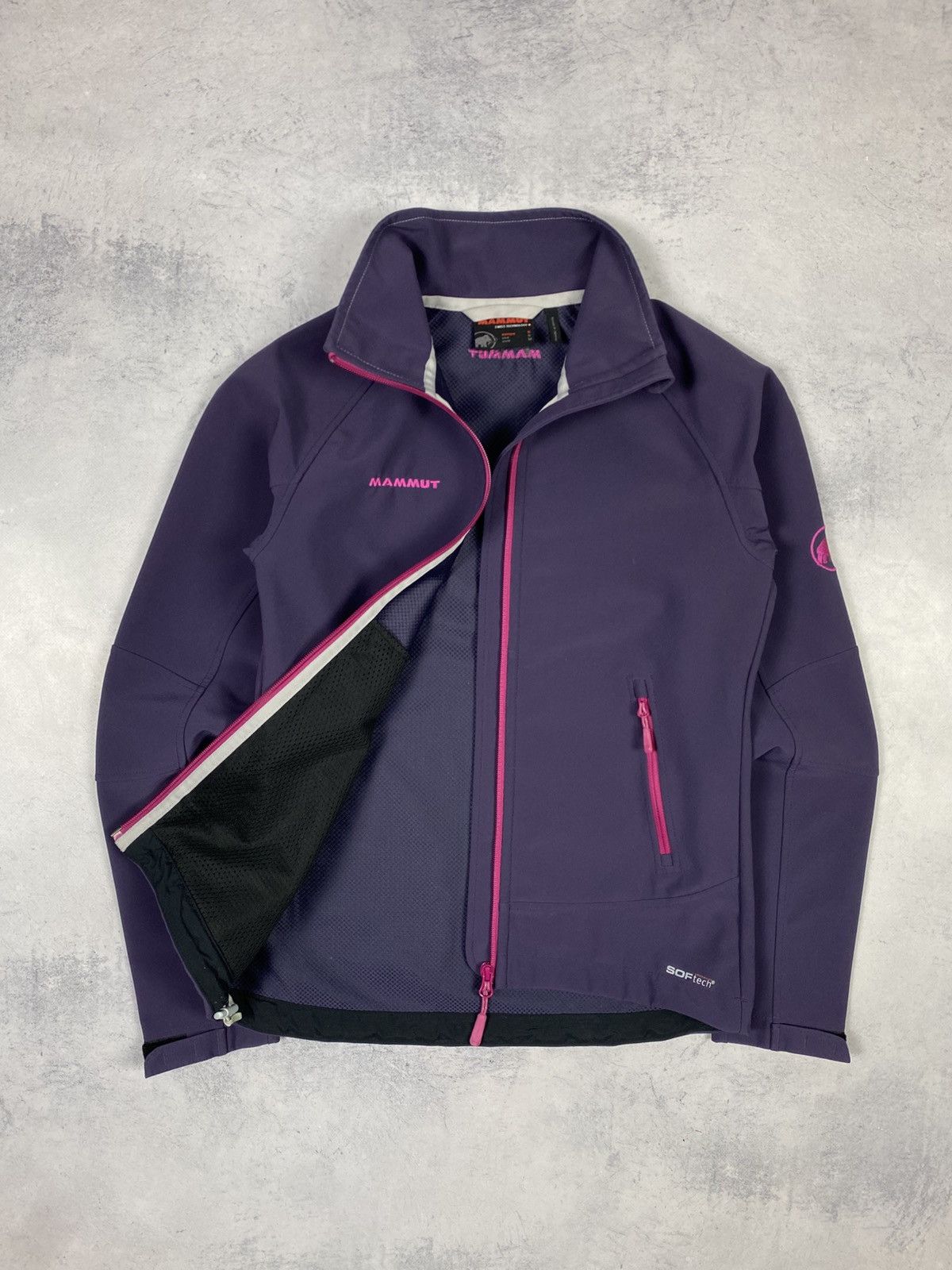 Mammut Mammut SOFtech Soft Shell Windbreaker Hiking Jacker Size S Size S / US 4 / IT 40 - 2 Thumbnail