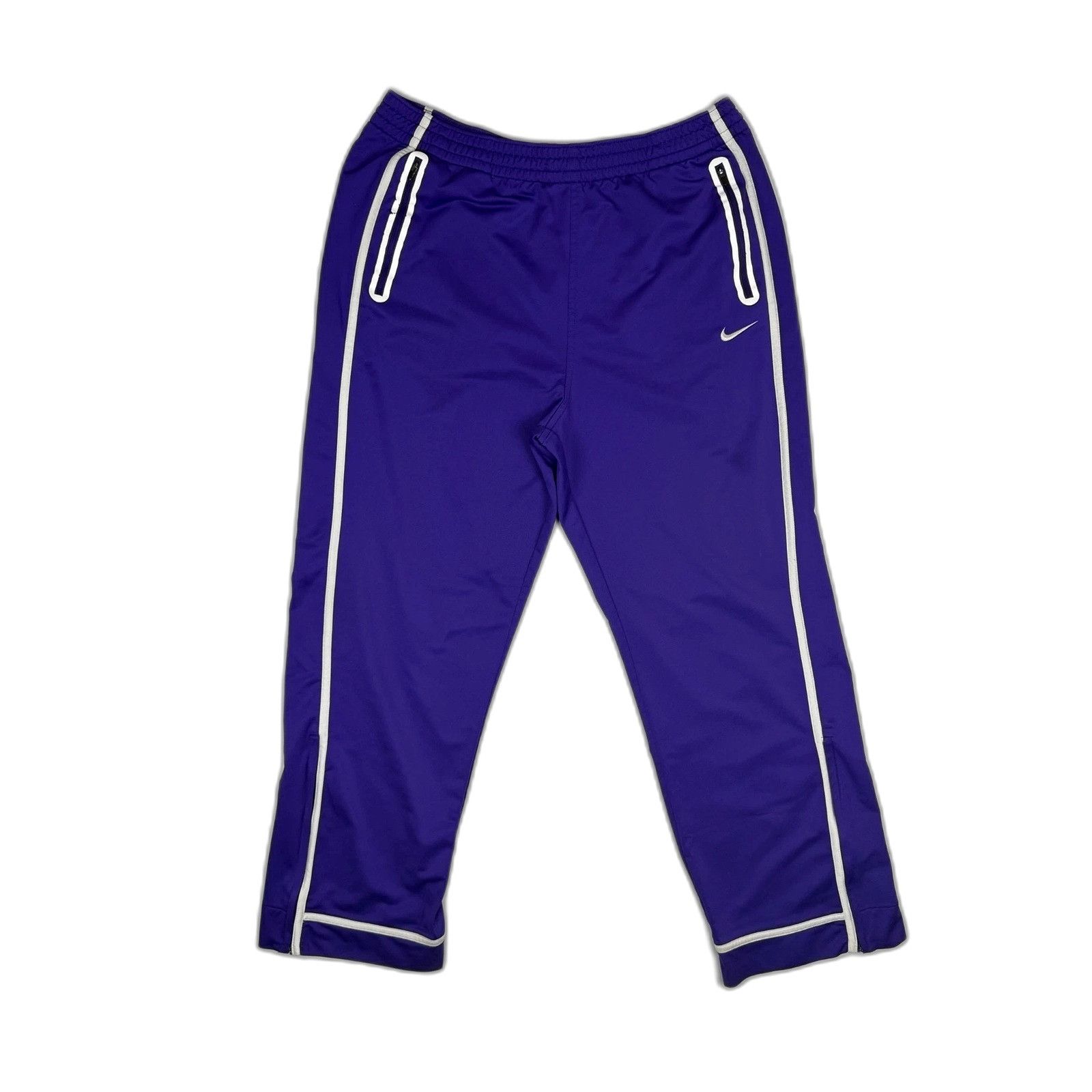Nike Nike Track Pants Mens XL Purple White Athletic Training Warm Size US 26 / EU 42 - 2 Thumbnail