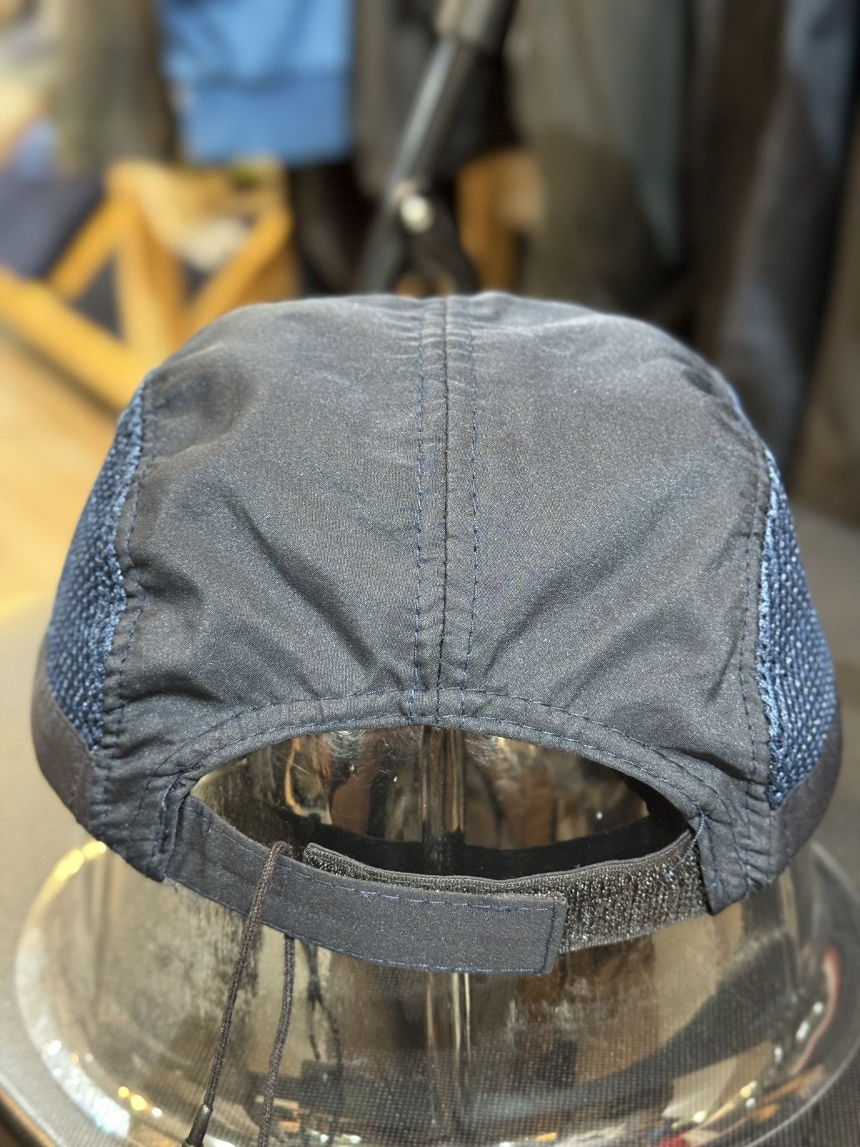 Nike × Vintage Vintage Nike Spellouts Swoosh 00's nylon Cap Size ONE SIZE - 4 Thumbnail