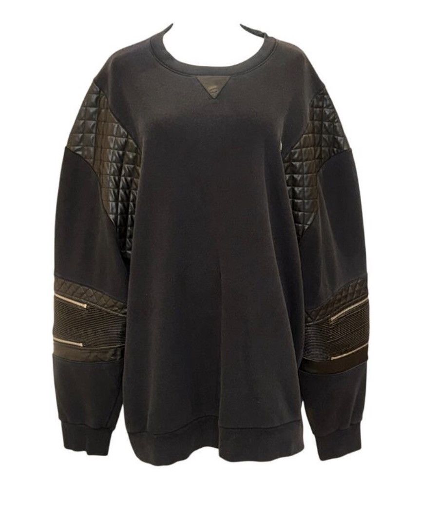 Philipp Plein Philipp Plein Diamond Quilted Panel Sweatshirt Men’s XXL Size US XXL / EU 58 / 5 - 4 Thumbnail