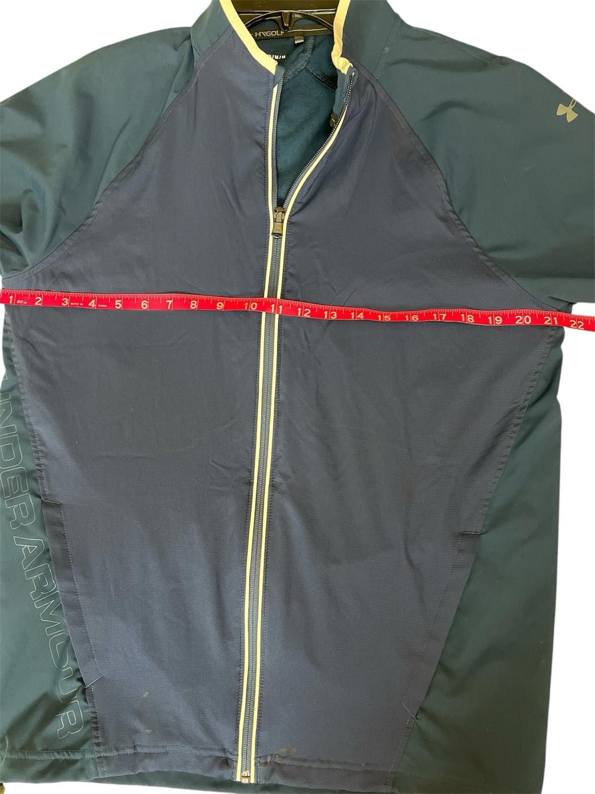 Under Armour Under Armour Windbreaker Golf Jacket Zip Up Long Sleeve Sz M Size US XXL / EU 58 / 5 - 7 Thumbnail