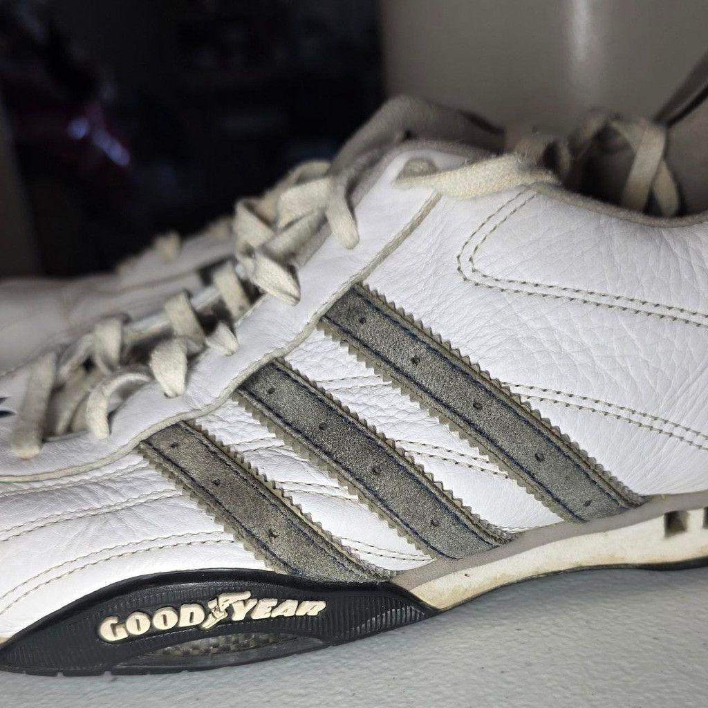 Adidas Adidas Goodyear Team Y2K Racing Sneakers White Motorsport Dr Size US 11.5 / EU 44-45 - 3 Thumbnail