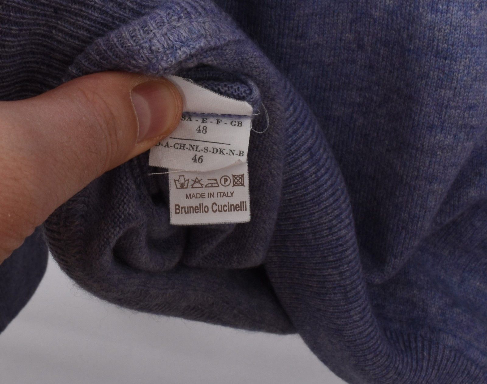 Brunello Cucinelli Brunello Cucinelli Men Sweater Cashmere Size IT48-M, S2104 Size US M / EU 48-50 / 2 - 8 Thumbnail