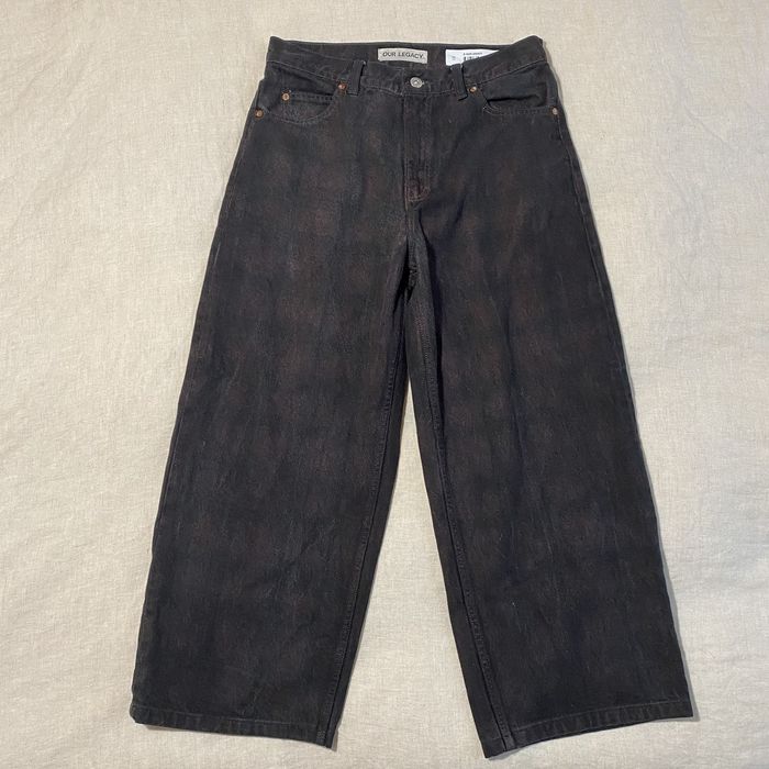 Our Legacy OUR LEGACY VAST CUT OVERDYED LUMBERCHECK PRINT JEANS | Grailed