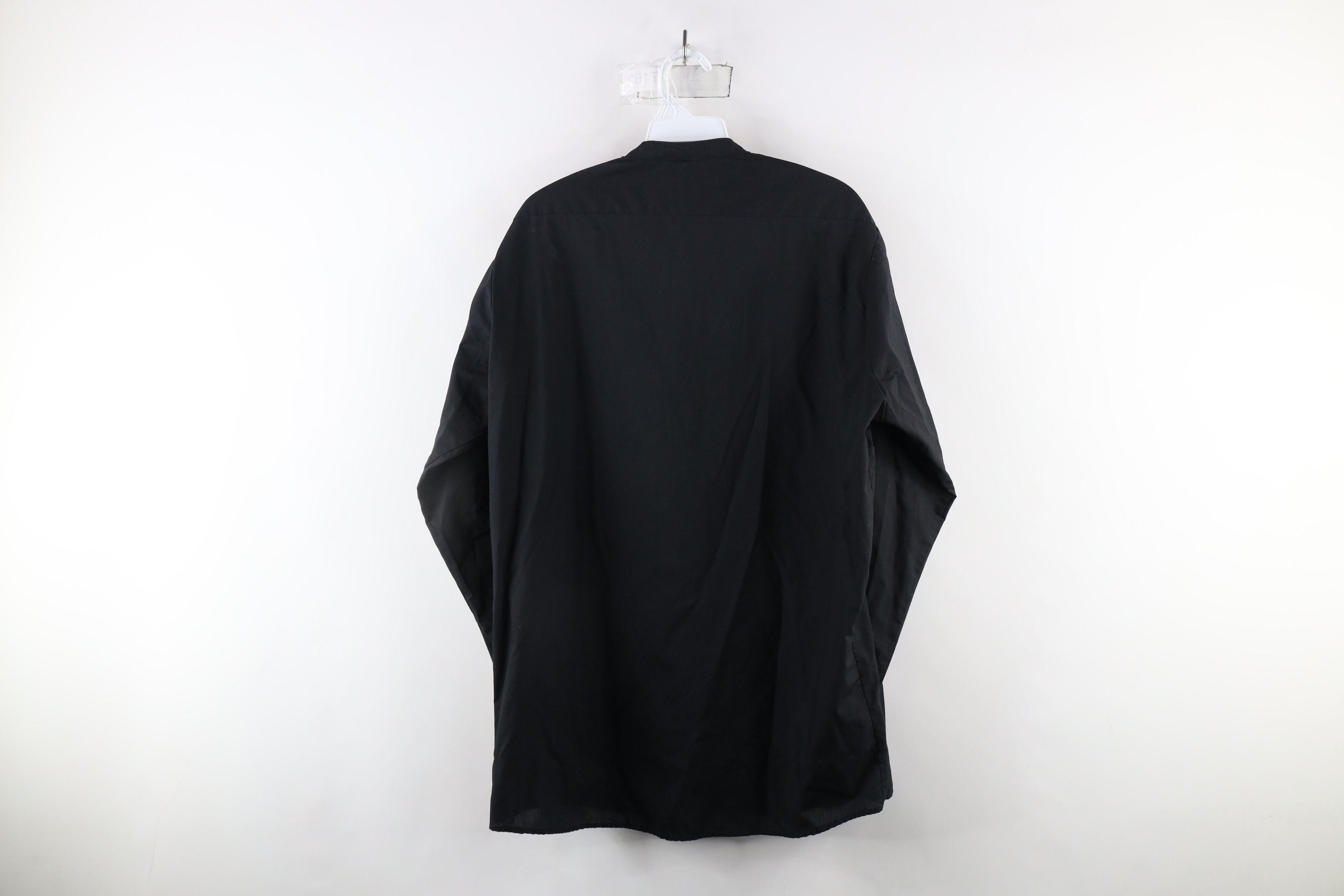 Vintage Vintage 60s 70s Streetwear Collar Button Shirt Black USA Size US M / EU 48-50 / 2 - 11 Thumbnail