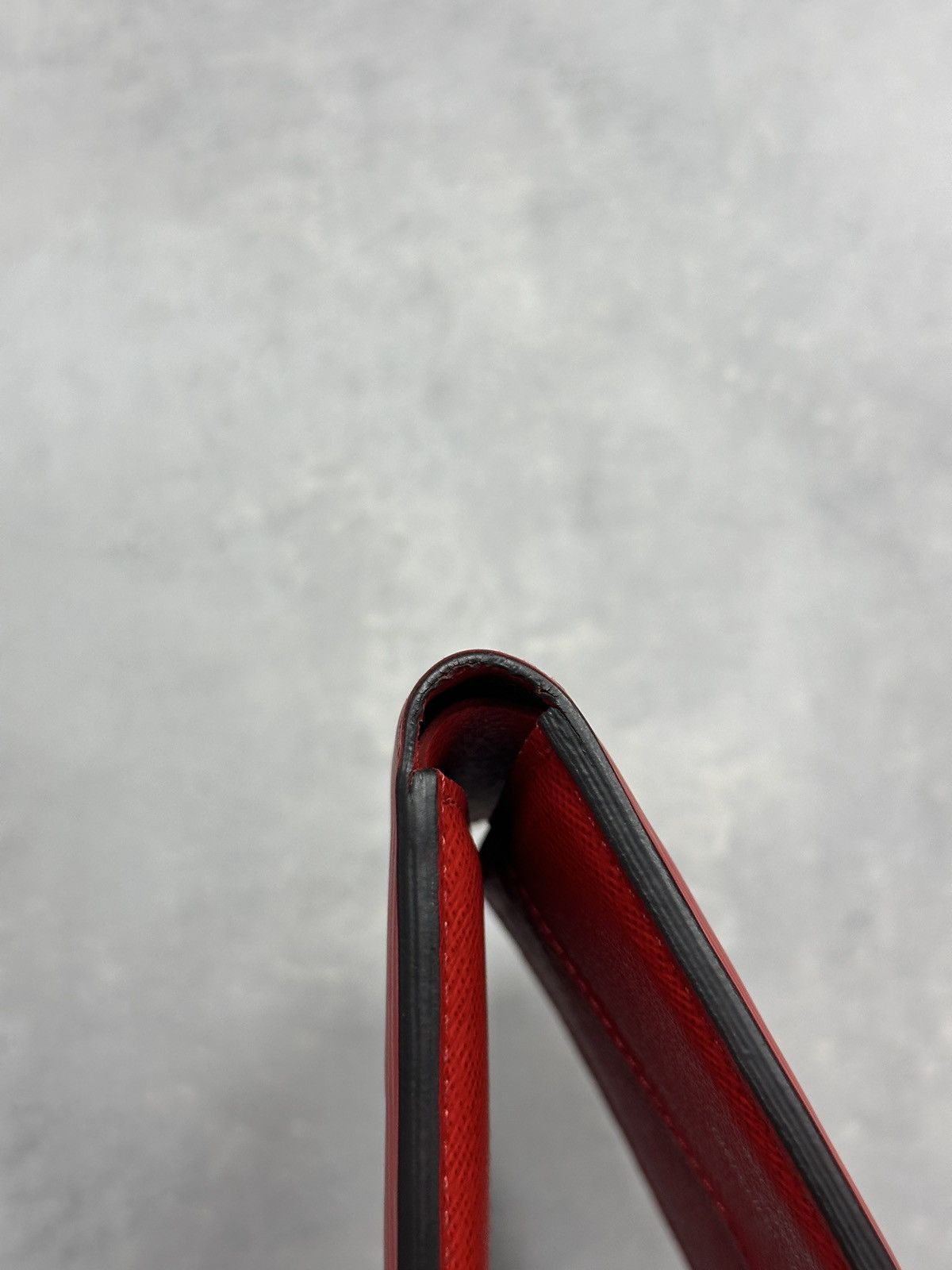 Louis Vuitton × Supreme Louis Vuitton Supreme Slender Wallet Epi Leather Red Size ONE SIZE - 14 Thumbnail