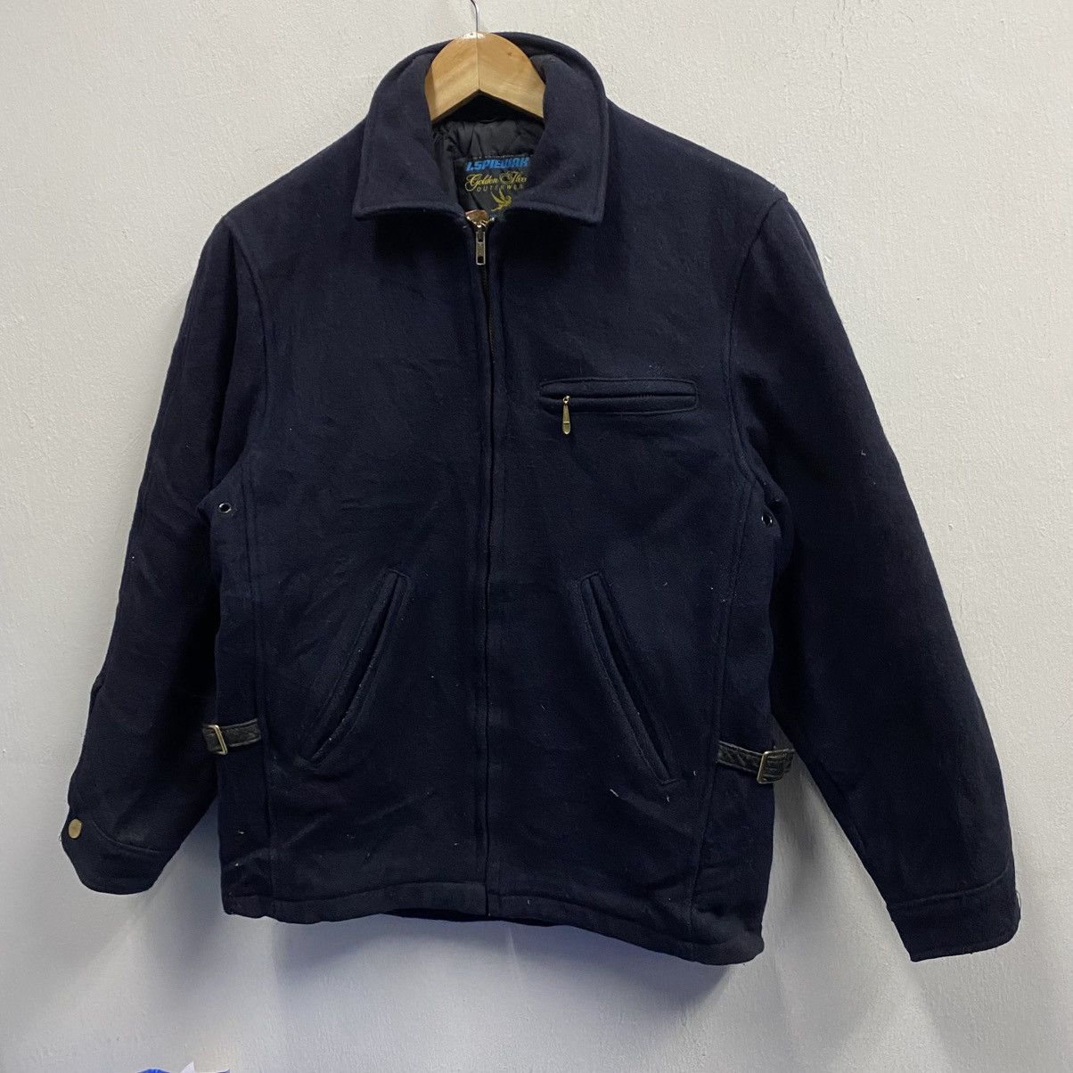 I. Spiewak And Sons Vintage I. Spiewak & Sons Golden Fleece Navy Wool Jacket USA Size US M / EU 48-50 / 2 - 5 Thumbnail