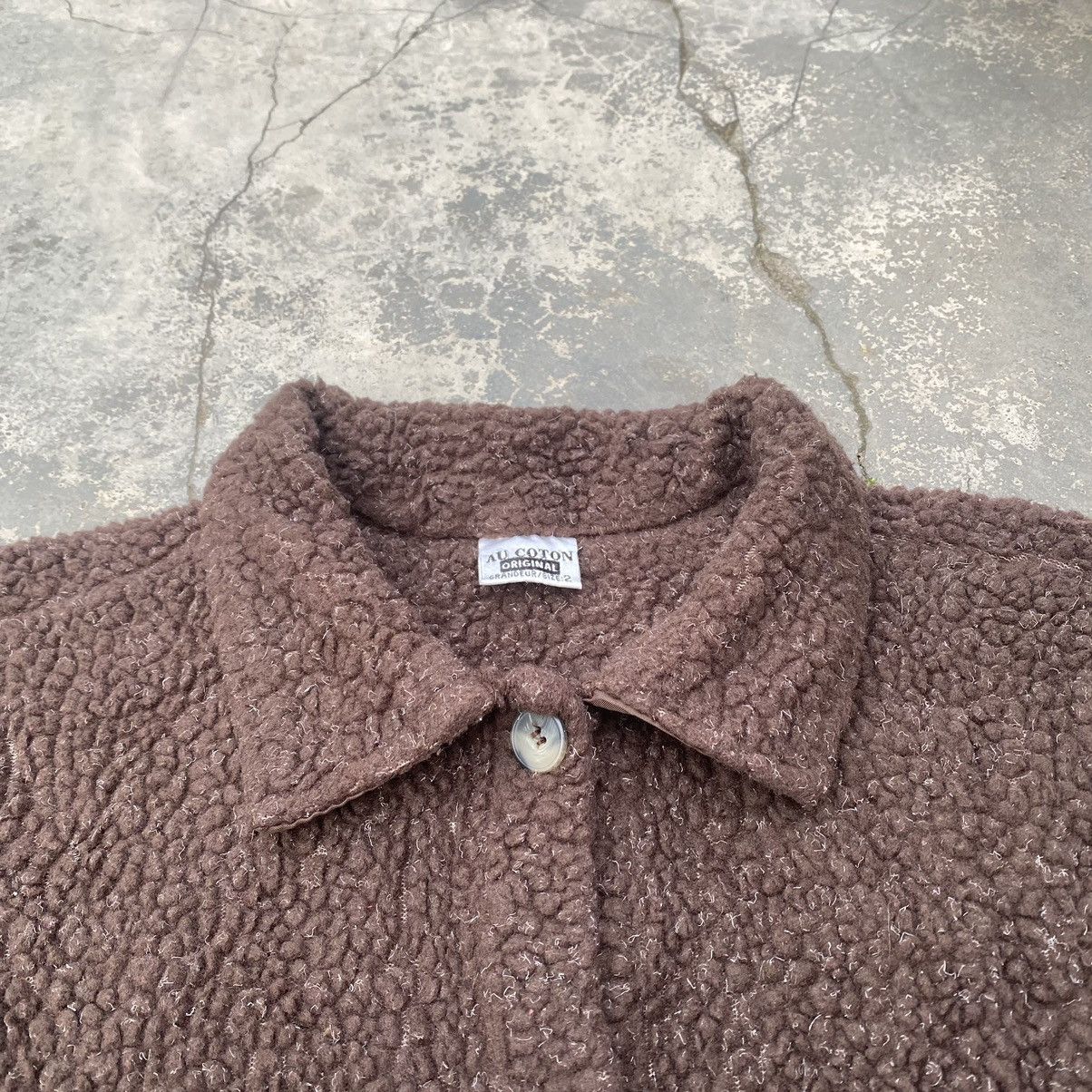 Vintage Vintage Deep Pile Fleece Button Up Size US L / EU 52-54 / 3 - 5 Thumbnail