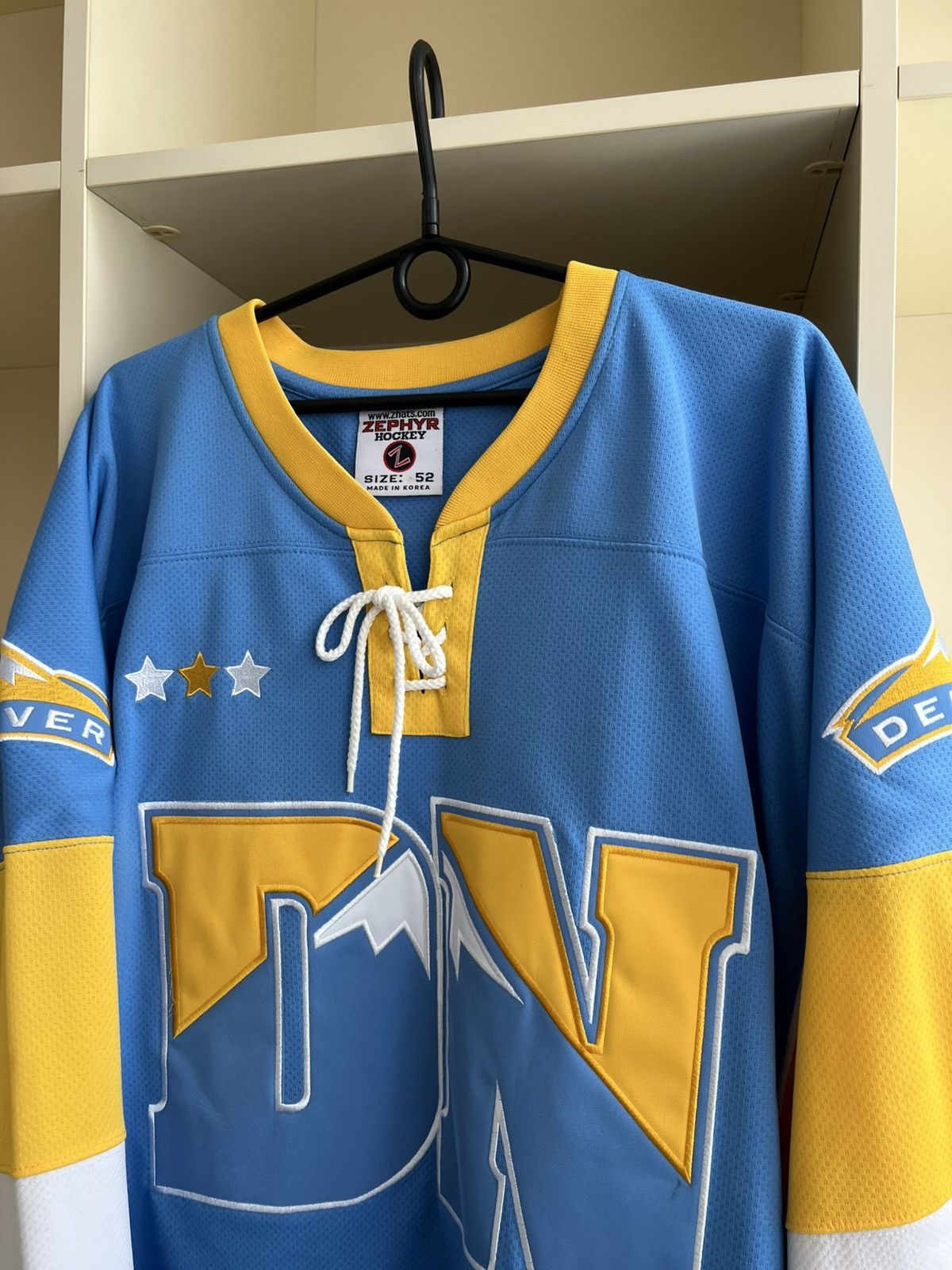 Vintage Vintage Zephyr Hockey Jersey Size 52 L/XL Size US XL / EU 56 / 4 - 8 Thumbnail