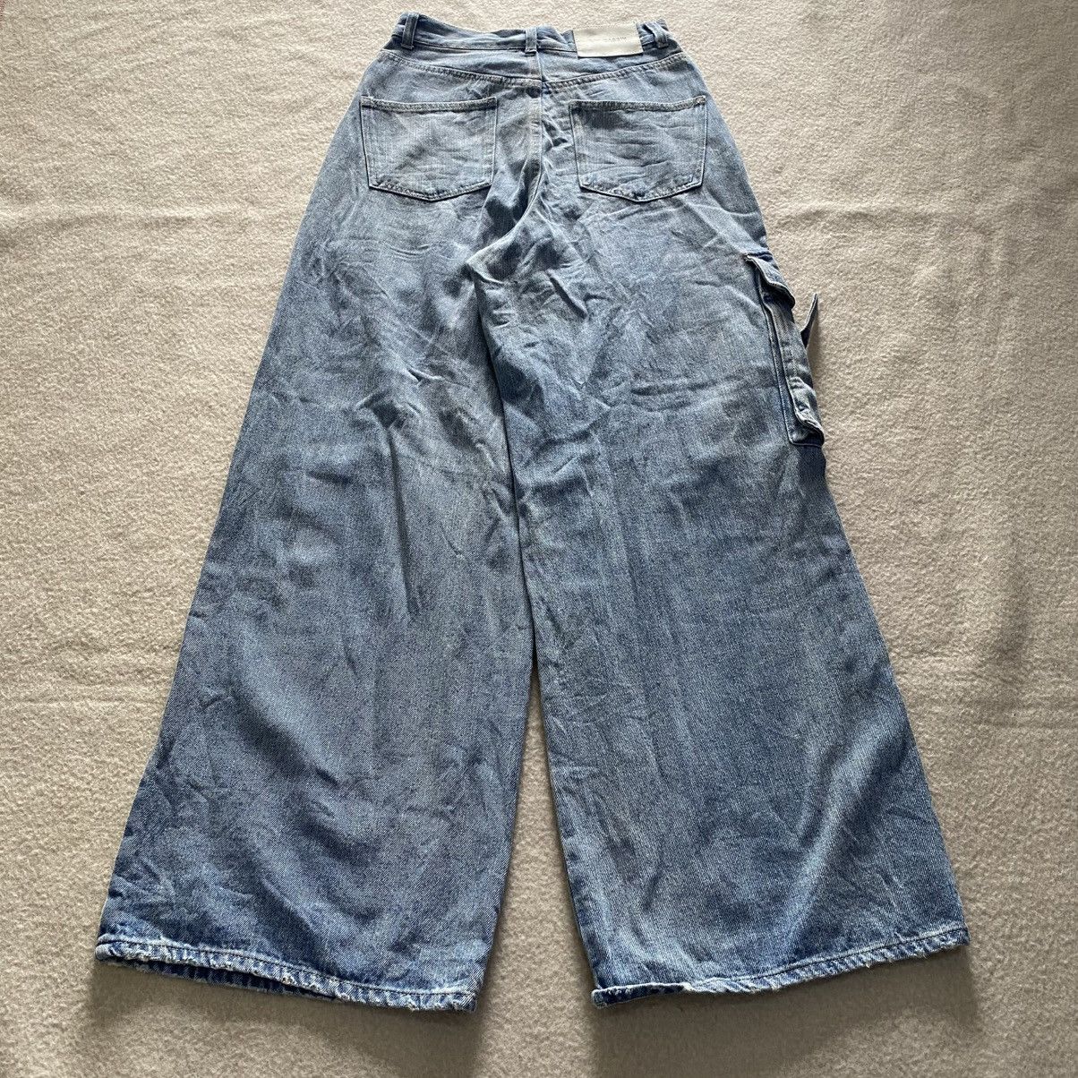 Hysteric Glamour × If Six Was Nine × Le Grande Bleu (L.G.B.) Ray Cassin Baggy Wide Jeans w26 Size 26" / US 2 / IT 38 - 9 Thumbnail