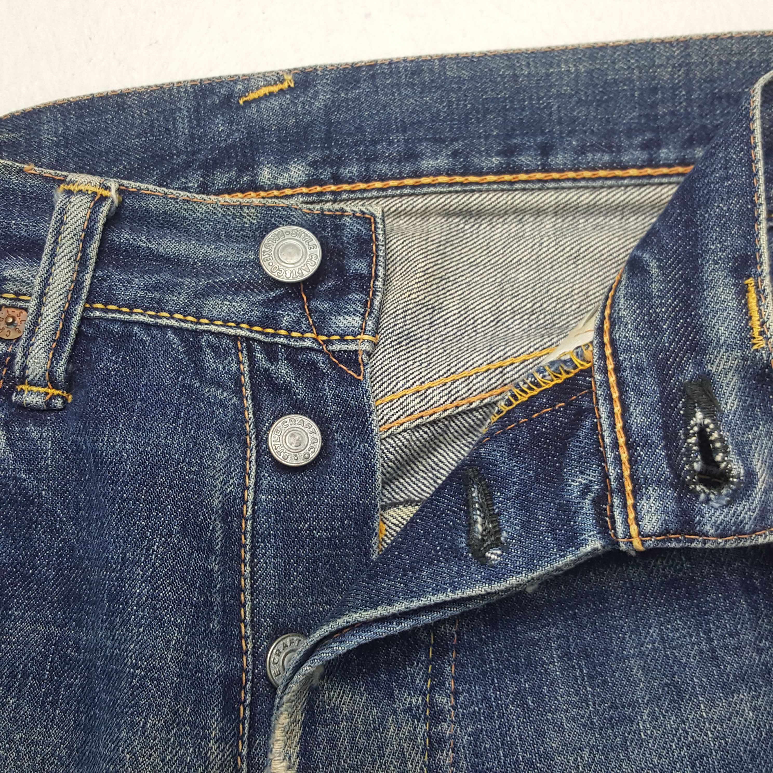 Evisu × Japanese Brand × Vintage Vintage Evisu Japanese Brand Daicock Custom Art Denim Jeans Size US 26 / EU 42 - 7 Thumbnail