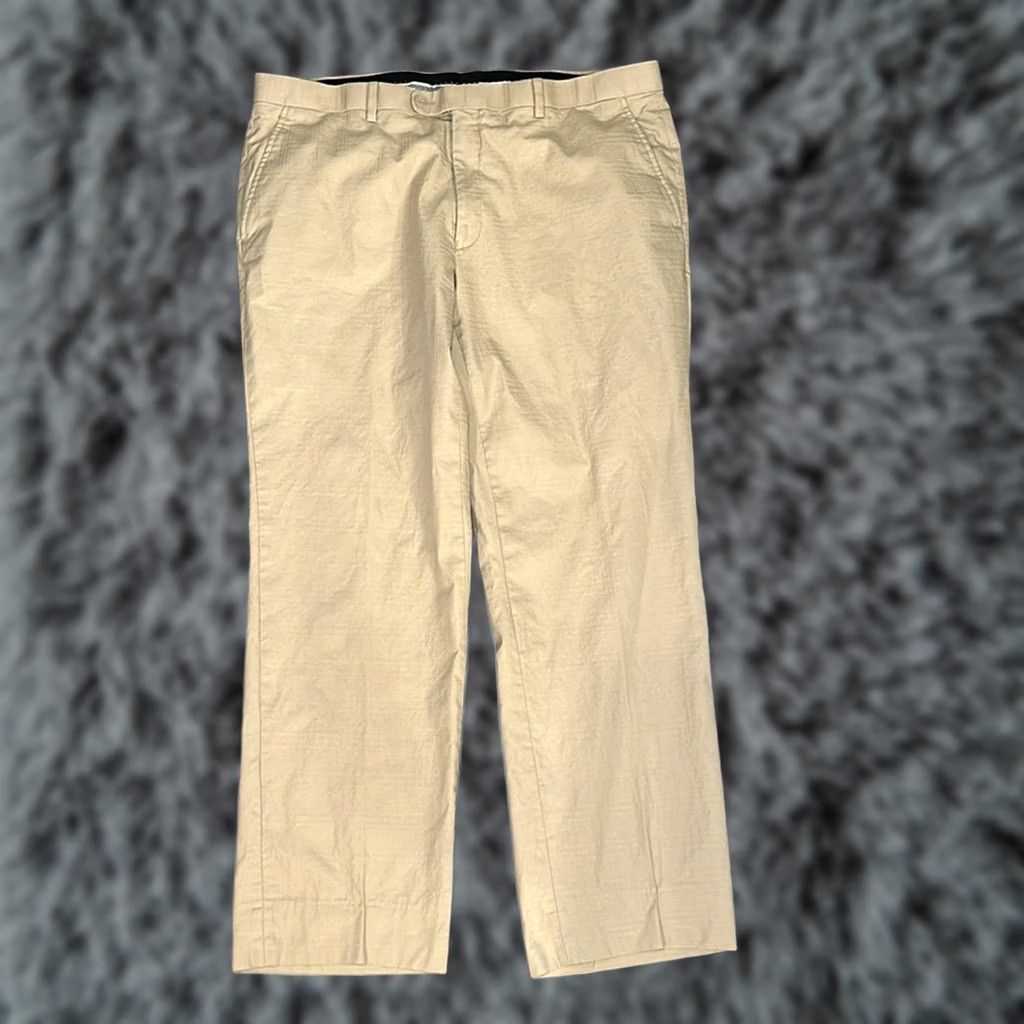 John Varvatos John Varvatos Plaid Chino Dress Pants Men 38 Regular Tan 30in Inseam Size US 38 / EU 54 - 1 Thumbnail
