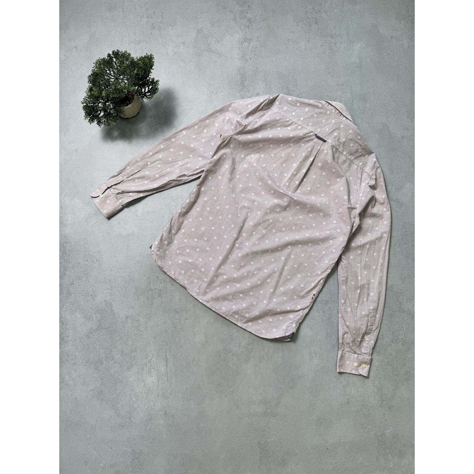 Lacoste Lacoste Live Men Button Up Shirt Size 41 Pink Dot Men Size US M / EU 48-50 / 2 - 8 Thumbnail