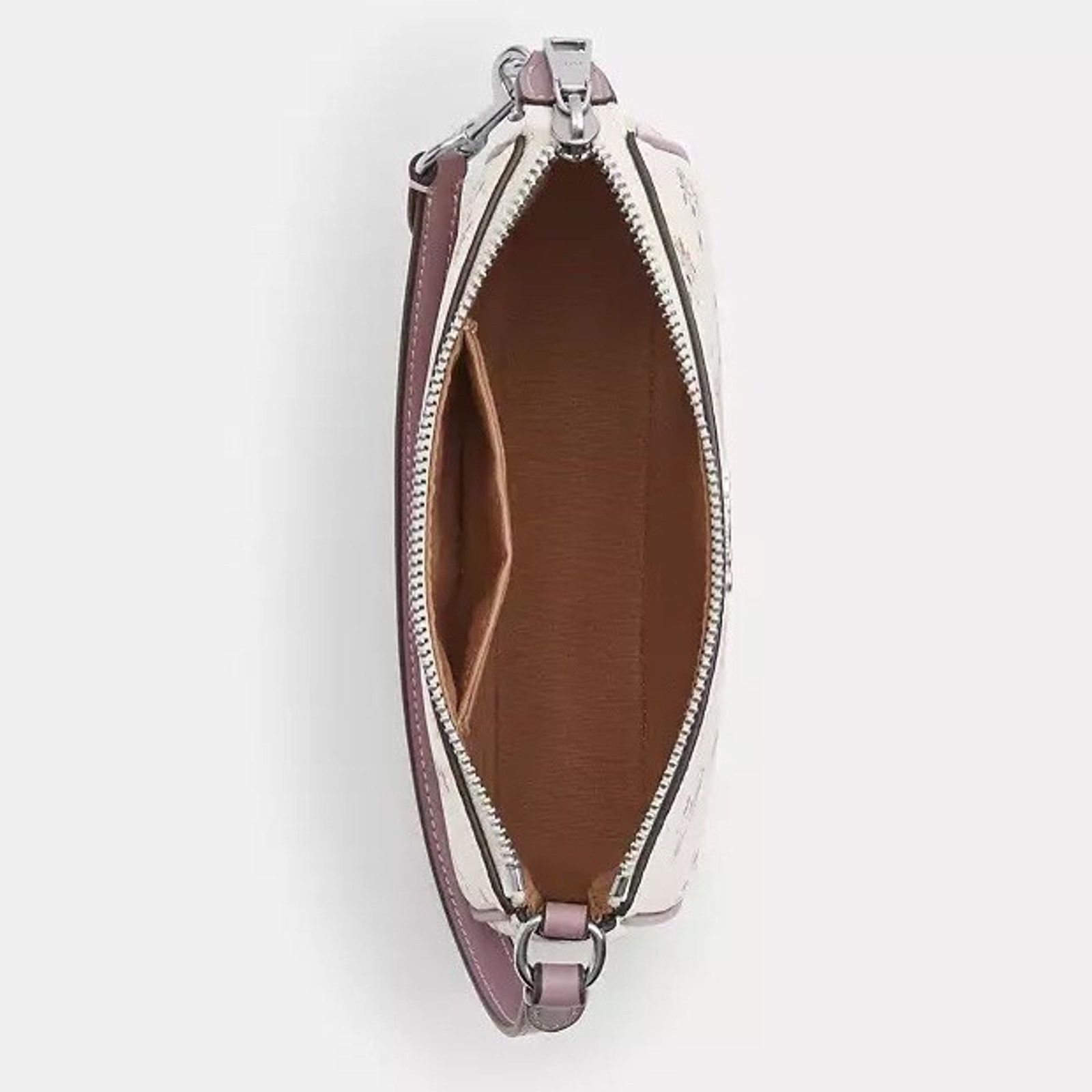 Coach NWT COACH Nolita 19 Floral Wristlet CAL24 Silver/Chalk Size ONE SIZE - 10 Thumbnail