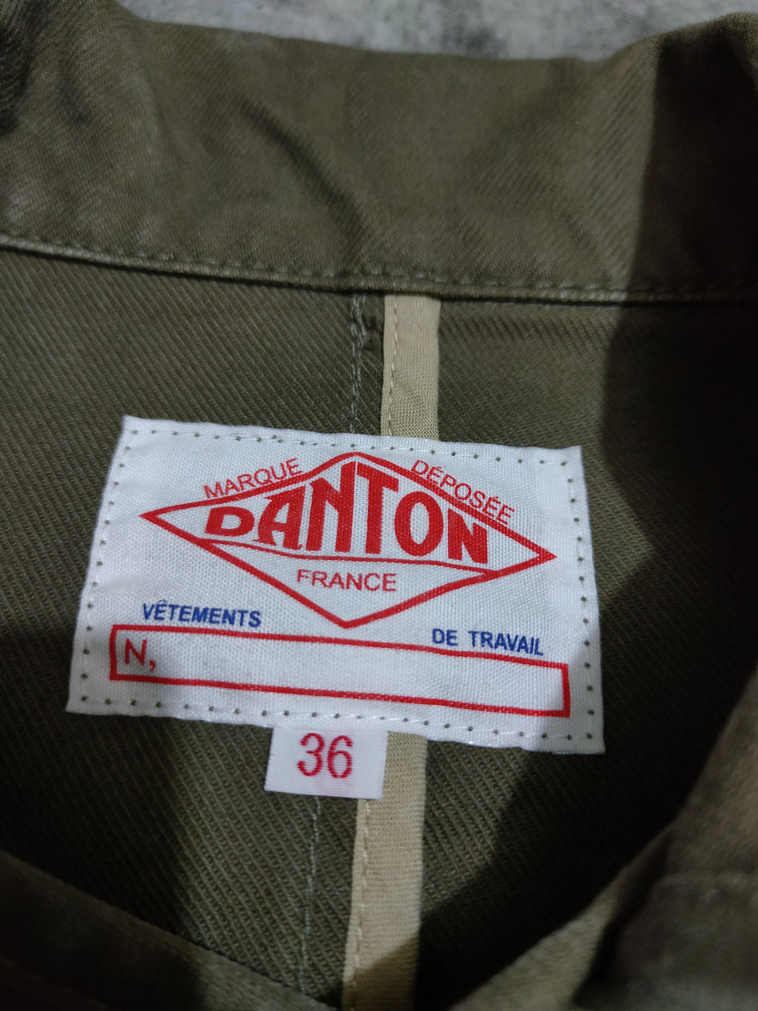 Danton Vintage Danton France Vetements de Travail Pea Coats Jacket Size US S / EU 44-46 / 1 - 10 Thumbnail