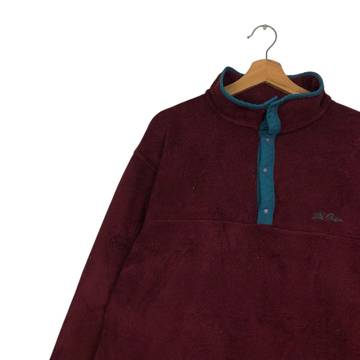Japanese Brand 🔥VINTAGE FLEECE HALF BUTTON ANORAK L.L.BEAN FREEPORT MAINE Size US M / EU 48-50 / 2 - 9 Thumbnail