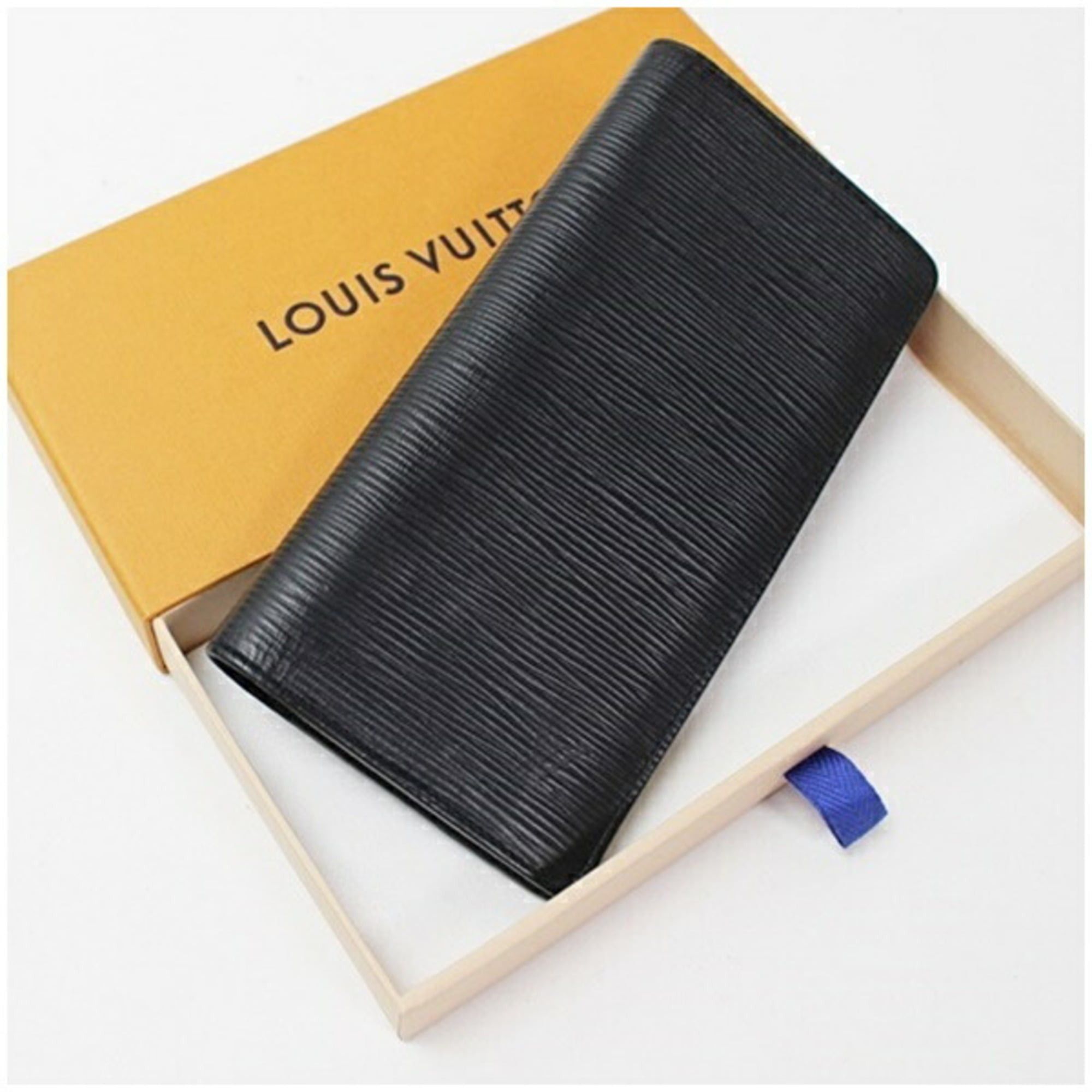 Louis Vuitton Louis Vuitton Epi Portefeuille Brazza Bi-fold Long Wallet M60622 Black LOUIS VUITTON Men's Size ONE SIZE - 1 Thumbnail