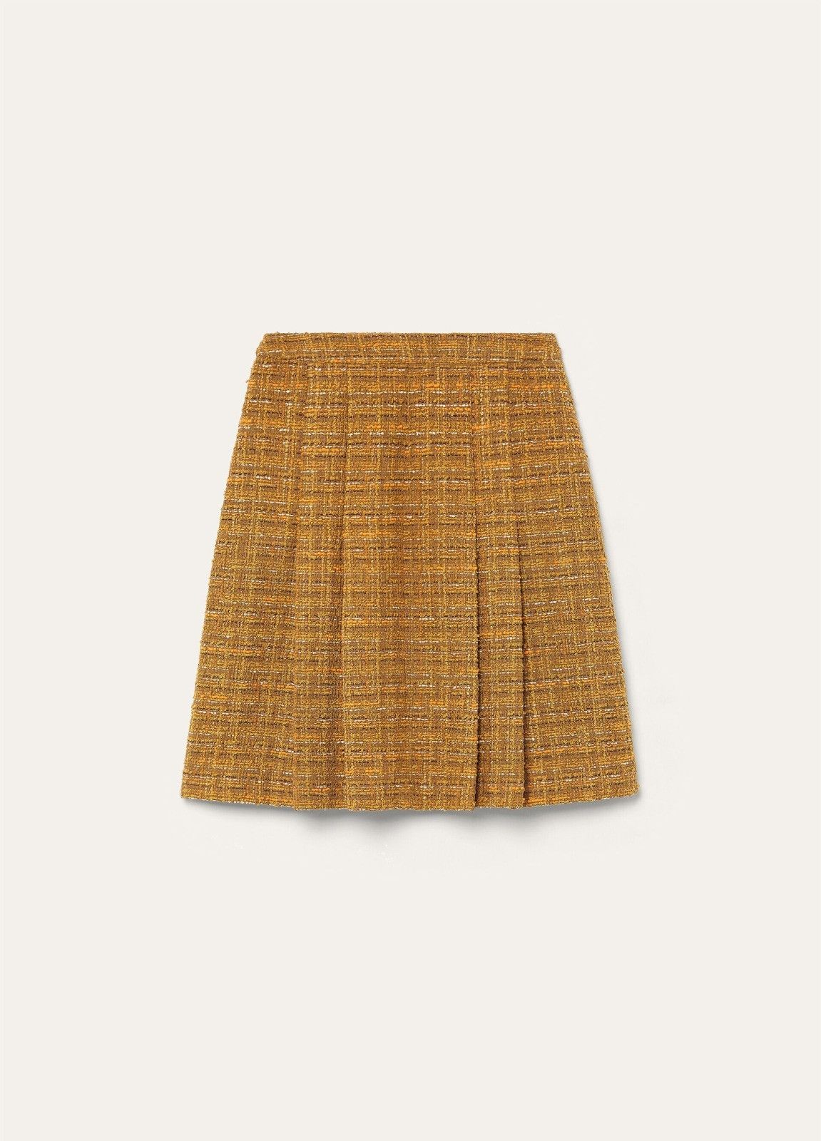 Loro Piana o1srvl11e0526 FAP0291 Aida Midi Skirt in Yellow Size 26" / US 2 / IT 38 - 2 Thumbnail