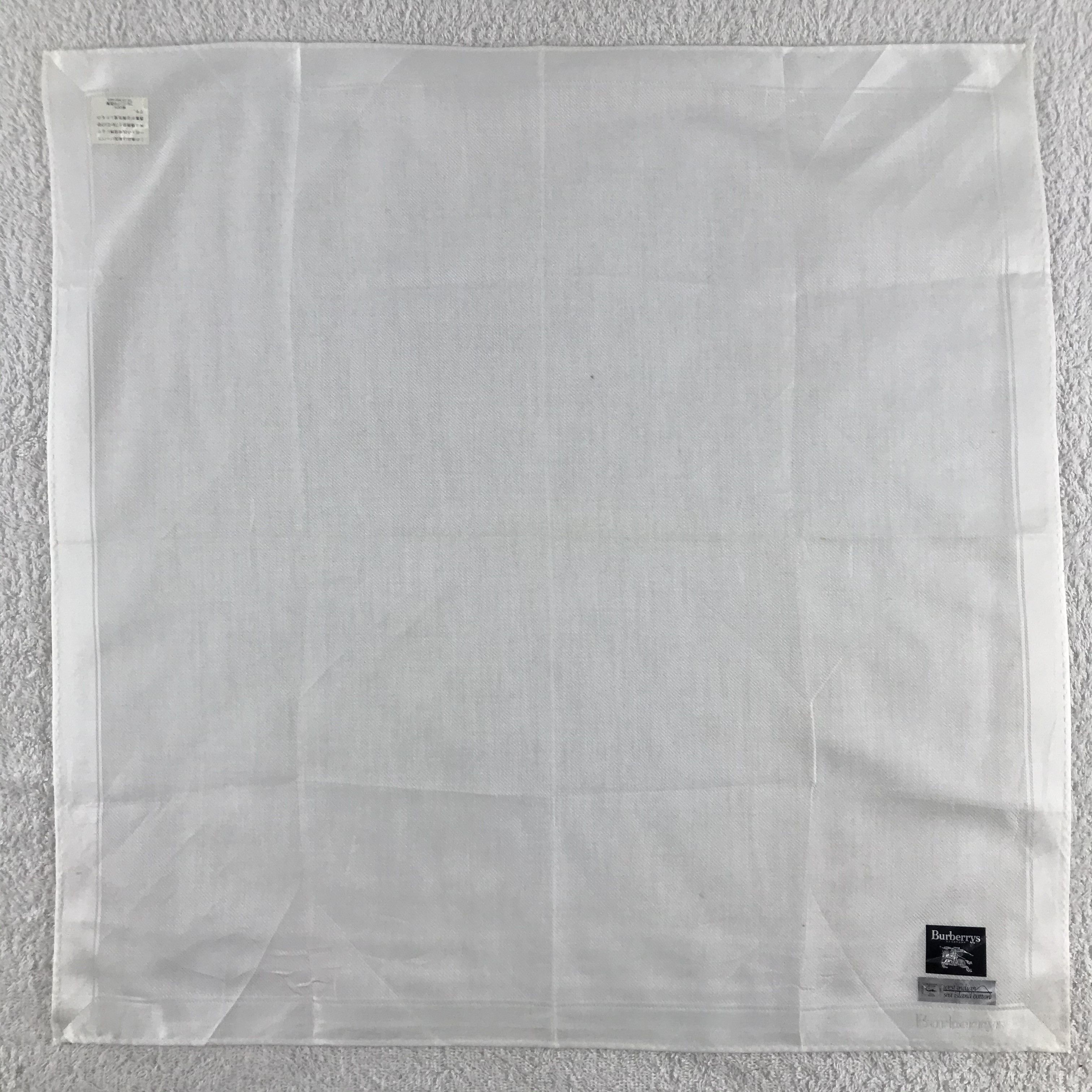Burberry × Vintage Burberry Bandana / Handkerchief / Neckerchief - S264 Size ONE SIZE - 1 Thumbnail