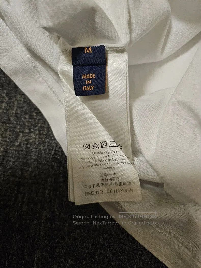 Louis Vuitton Louis Vuitton White Short Sleeve T. Size US M / EU 48-50 / 2 - 5 Thumbnail