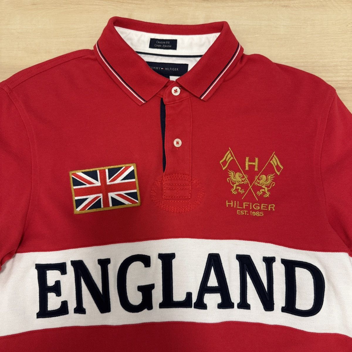 Tommy Hilfiger Tommy Hilfiger – Rare Collector’s England Rugby Polo – M Size US M / EU 48-50 / 2 - 4 Thumbnail