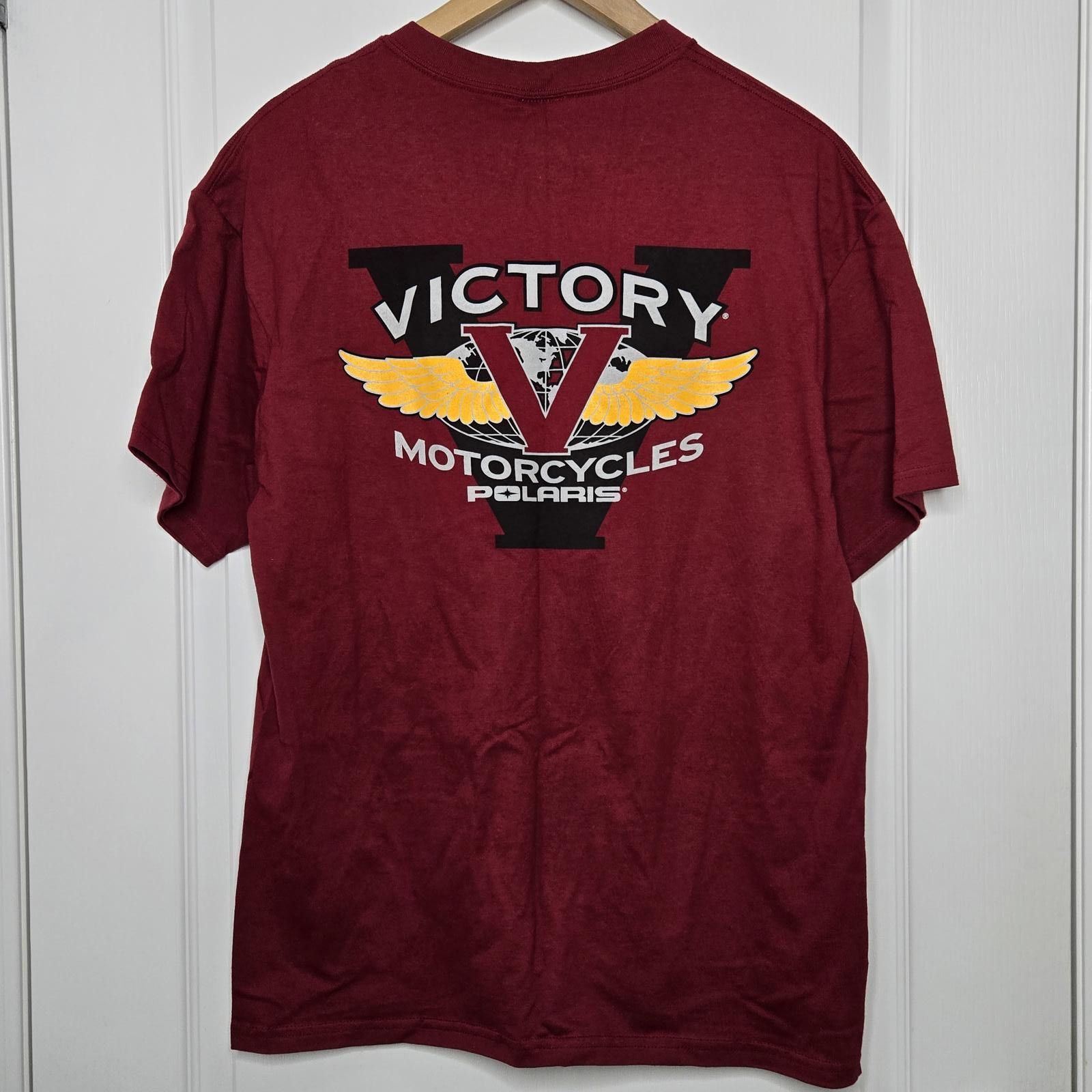Designer Victory Motorcycle Shirt Men's Karge Tee Red Size US L / EU 52-54 / 3 - 4 Thumbnail