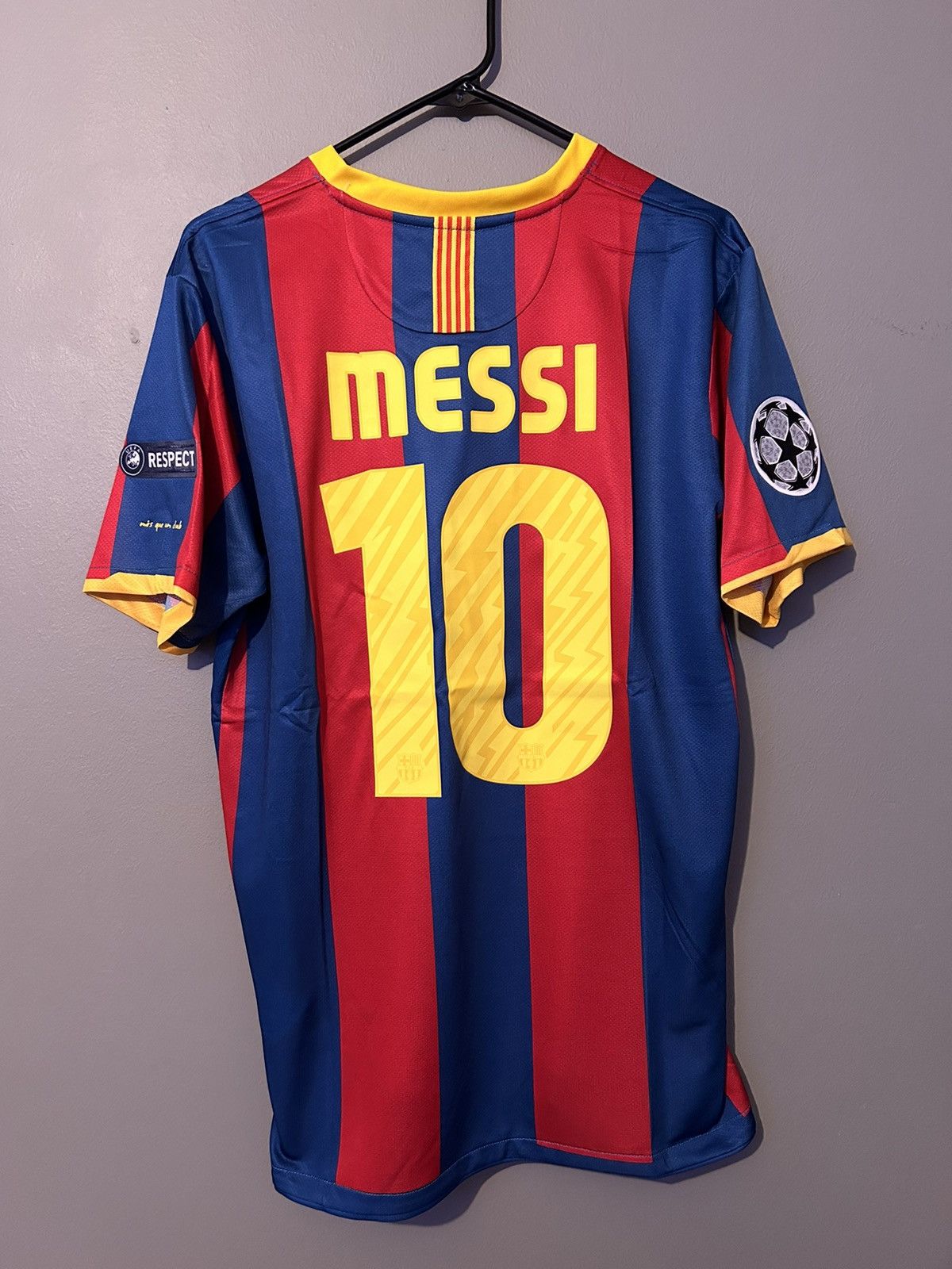 Vintage Messi Barca 11/12 home Jersey-Size L / XL Size US L / EU 52-54 / 3 - 3 Thumbnail