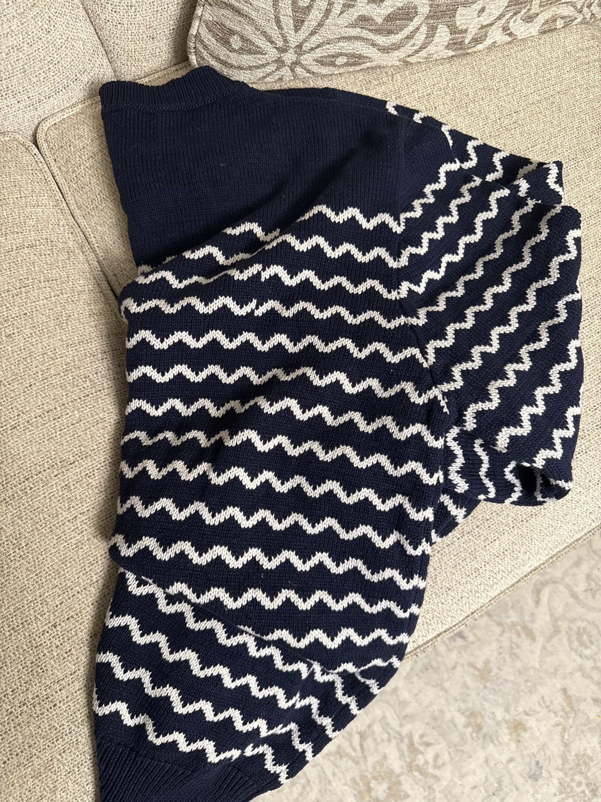 Drake's Drake’s stripe crew neck XXL Size US XXL / EU 58 / 5 - 4 Thumbnail