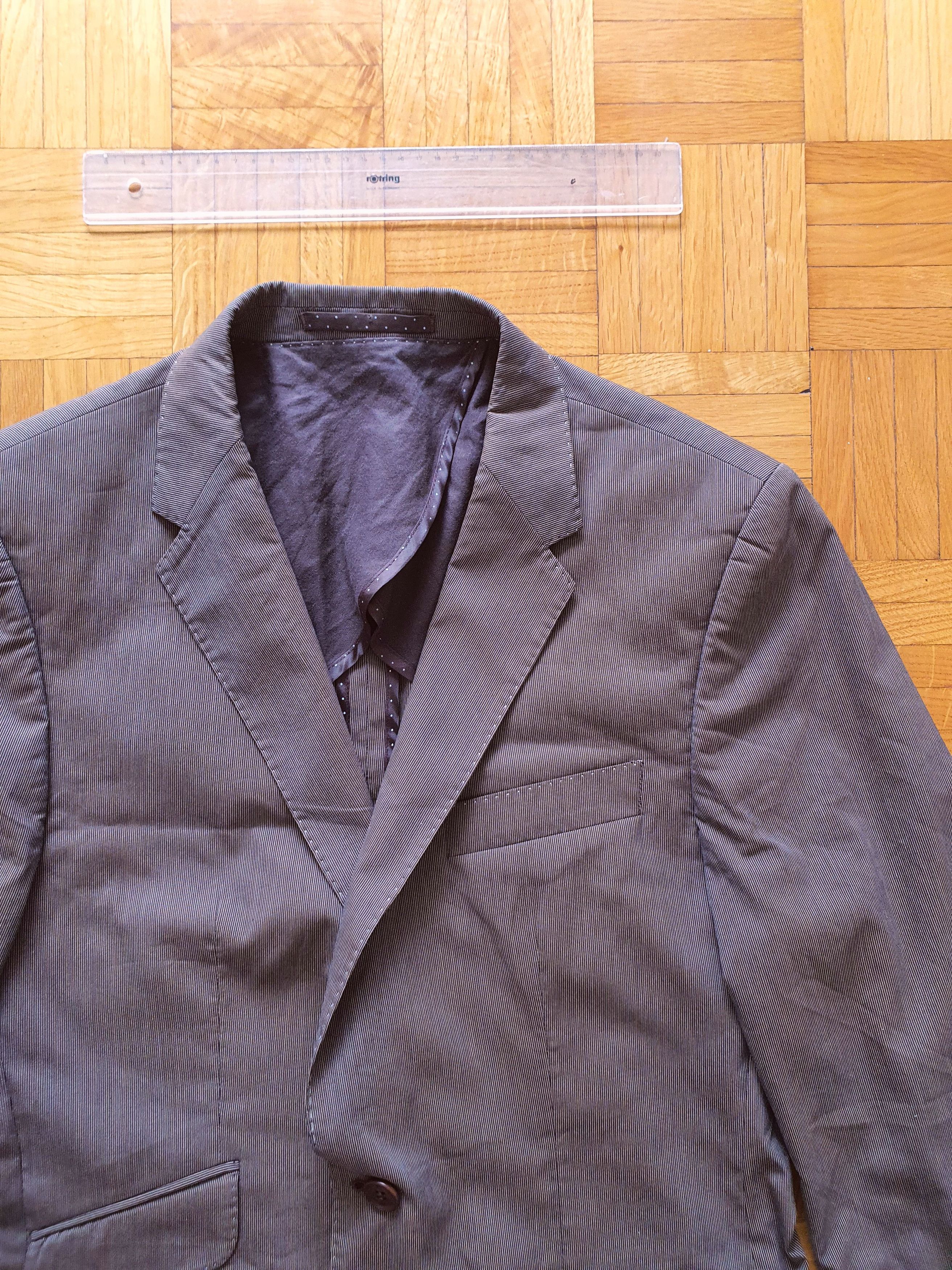 Paul Smith Sports Coat Suit Jacket - Brown (Micro Striped) - Sz EU 50 Size 40R - 3 Thumbnail