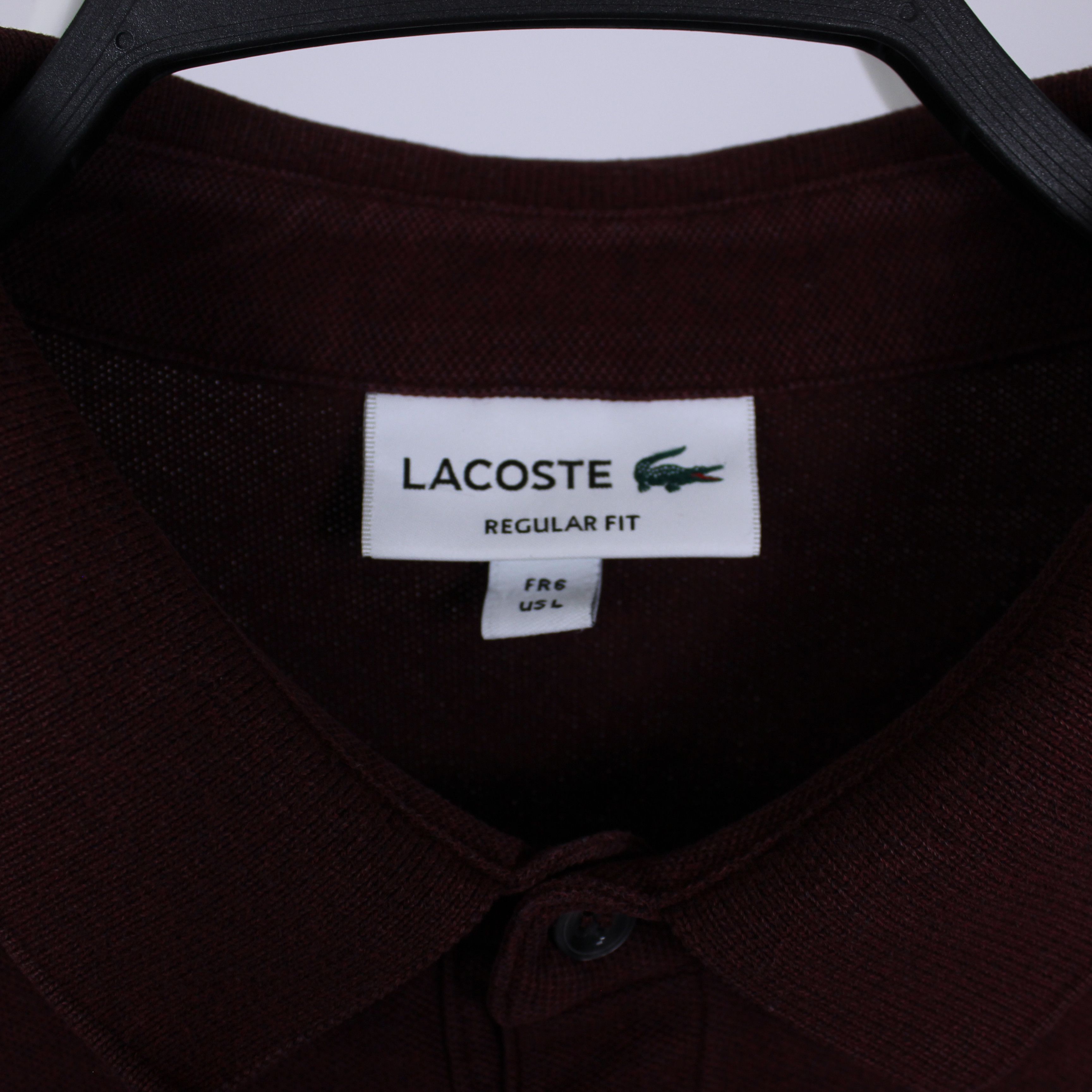Lacoste Lacoste long sleeve sweatshirt men cotton L red black Size US L / EU 52-54 / 3 - 3 Thumbnail