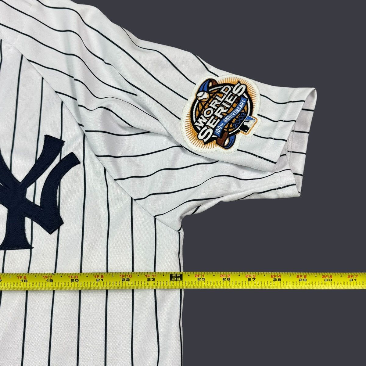 Majestic 2003 World Series New York Yankees #8 Custom Jersey Men's XL Size US XL / EU 56 / 4 - 8 Thumbnail