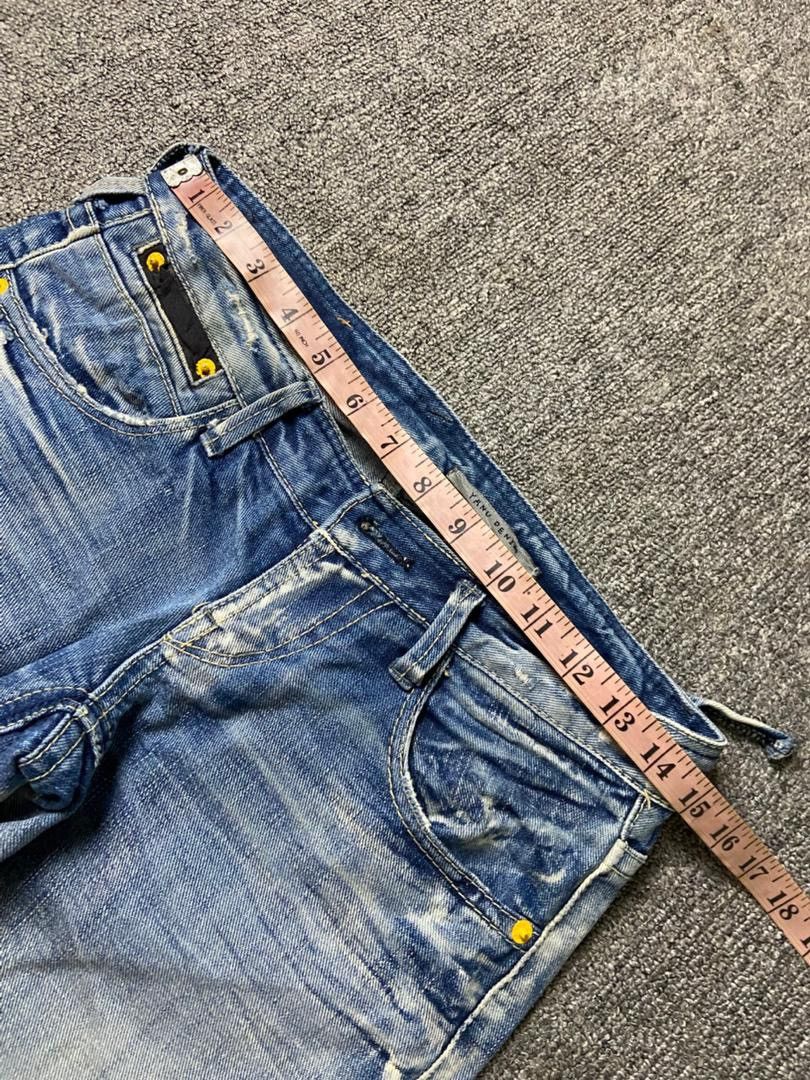 Japanese Brand YANU Collection Distressed Denim Ripped Jeans (184) Size US 29 - 8 Thumbnail