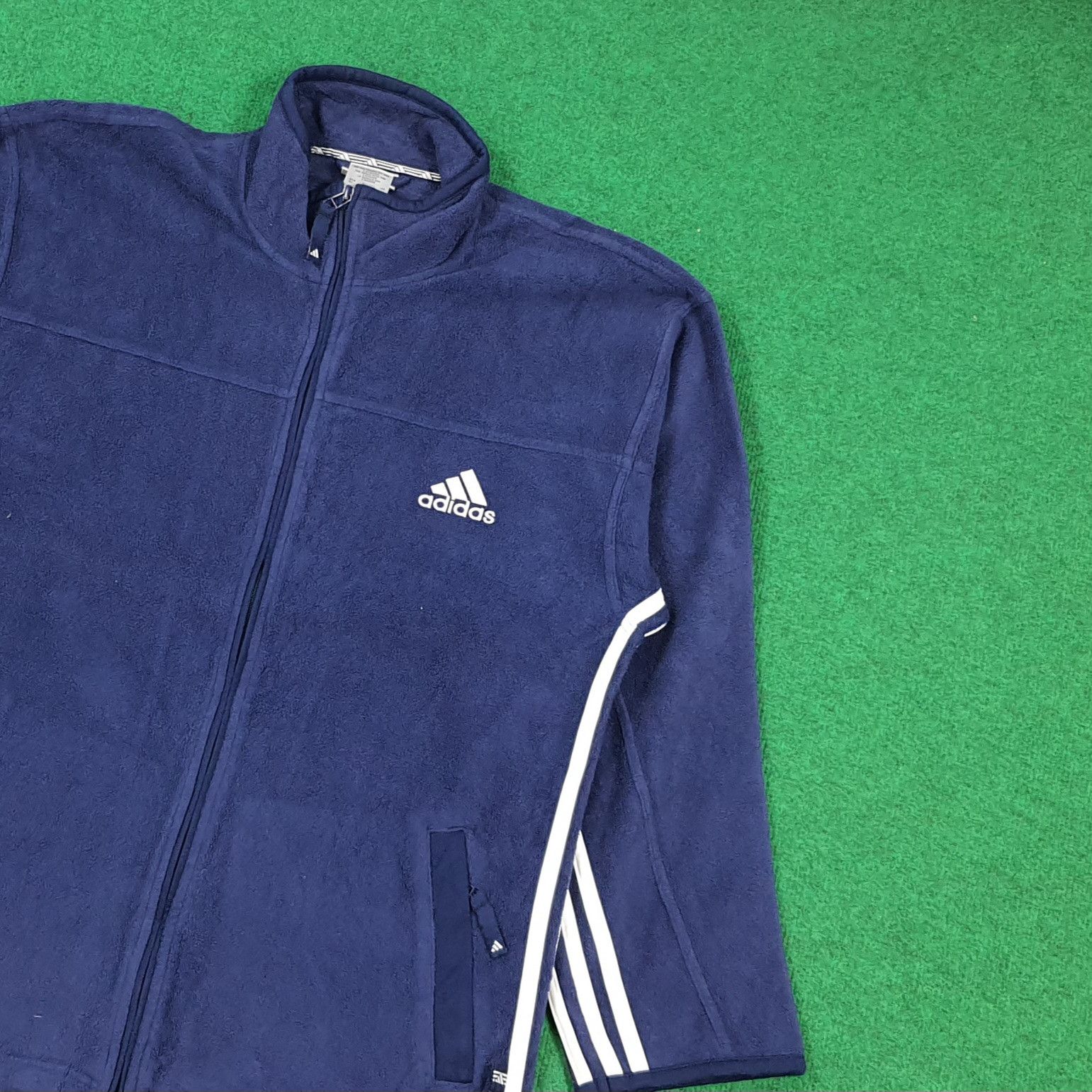 Adidas Vintage Adidas Track Jacket Fleece Full Zip Custom Y's Logo Size US L / EU 52-54 / 3 - 2 Thumbnail