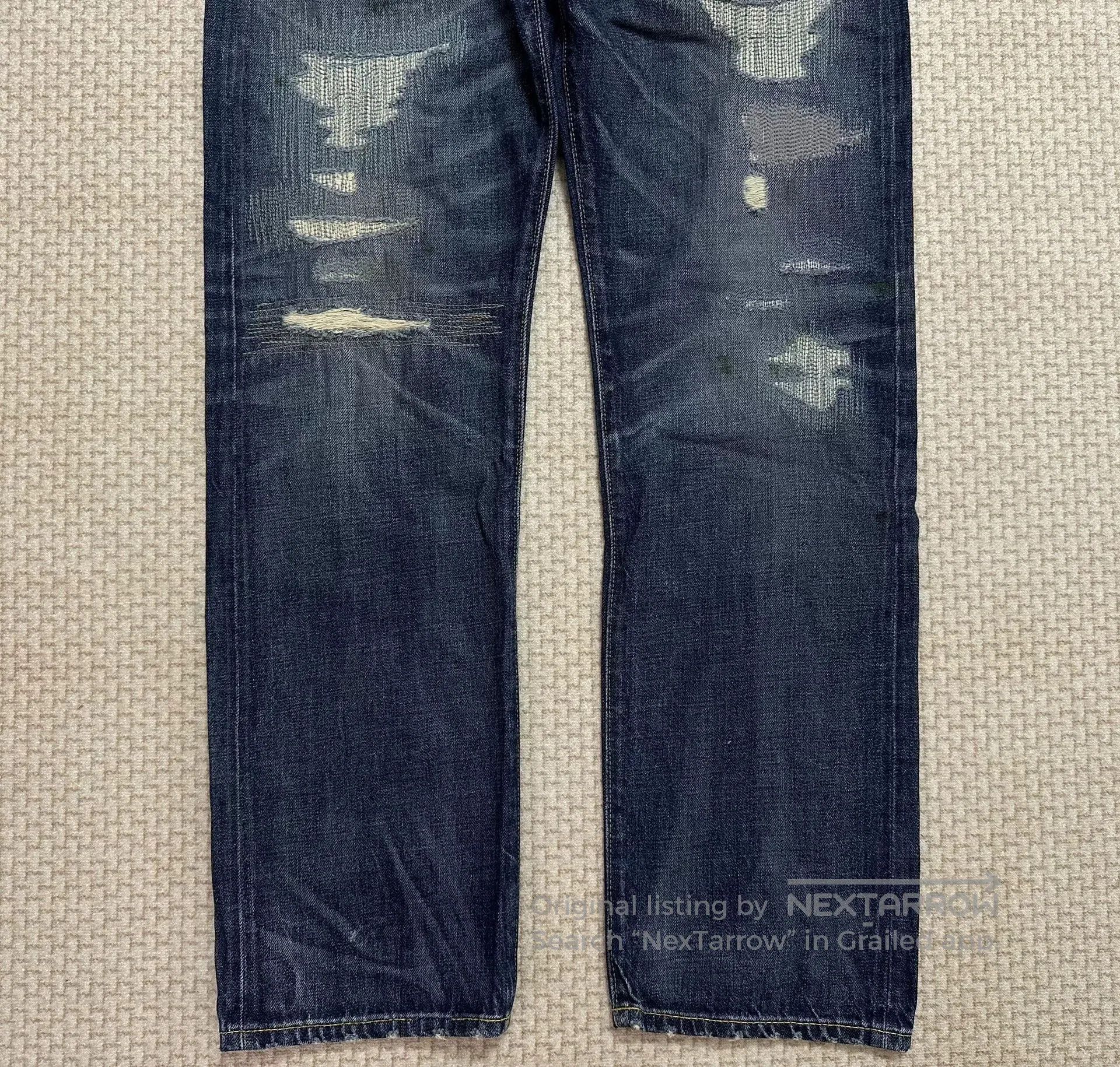 RRL Ralph Lauren RRL 2015 Depp Style Washed Patched Jeans. Size US 31 - 5 Thumbnail
