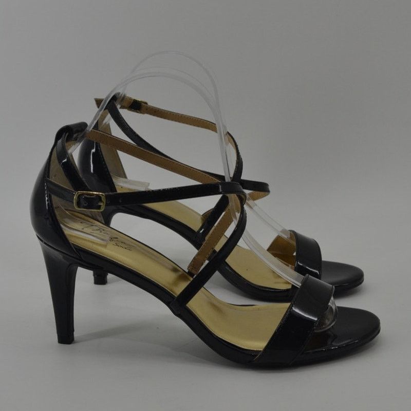 Other Thalia Sodi Darria2 Black Patent Leather Sandals Heels 8.5 Size US 8.5 / IT 38.5 - 6 Thumbnail