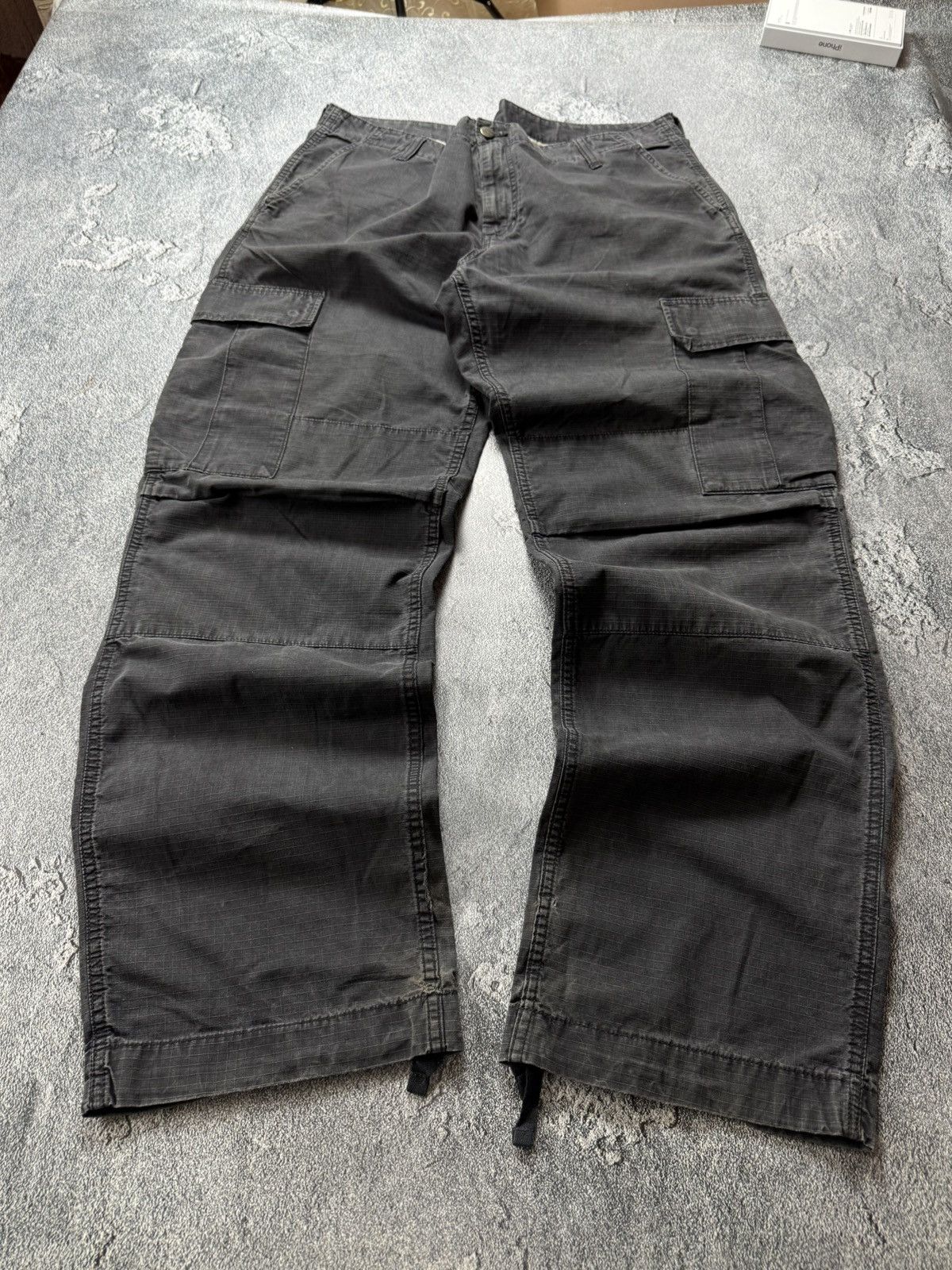 Carhartt Carhartt 38/34 Faded Cargo Pocket Ripstop Aviator Pants Size US 38 / EU 54 - 5 Thumbnail