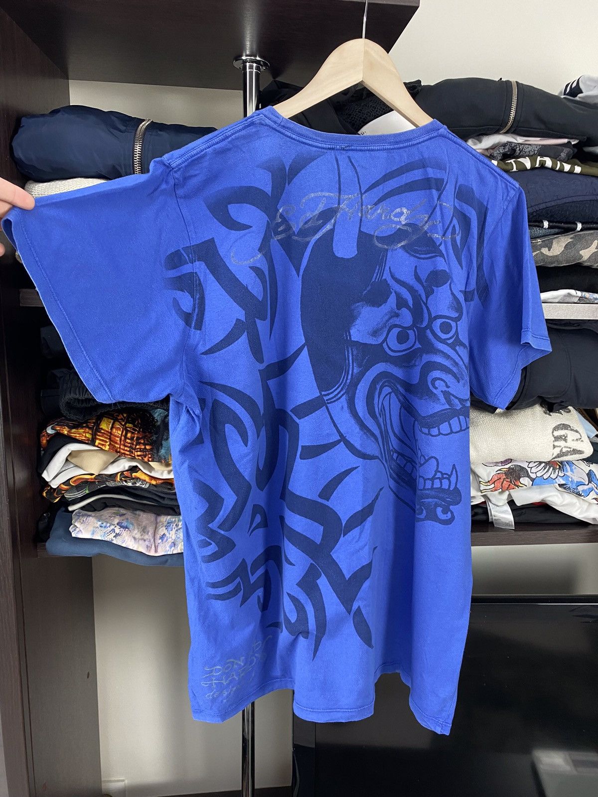 Christian Audigier × Ed Hardy × Vintage Ed Hardy Vintage Tee Size US L / EU 52-54 / 3 - 5 Thumbnail
