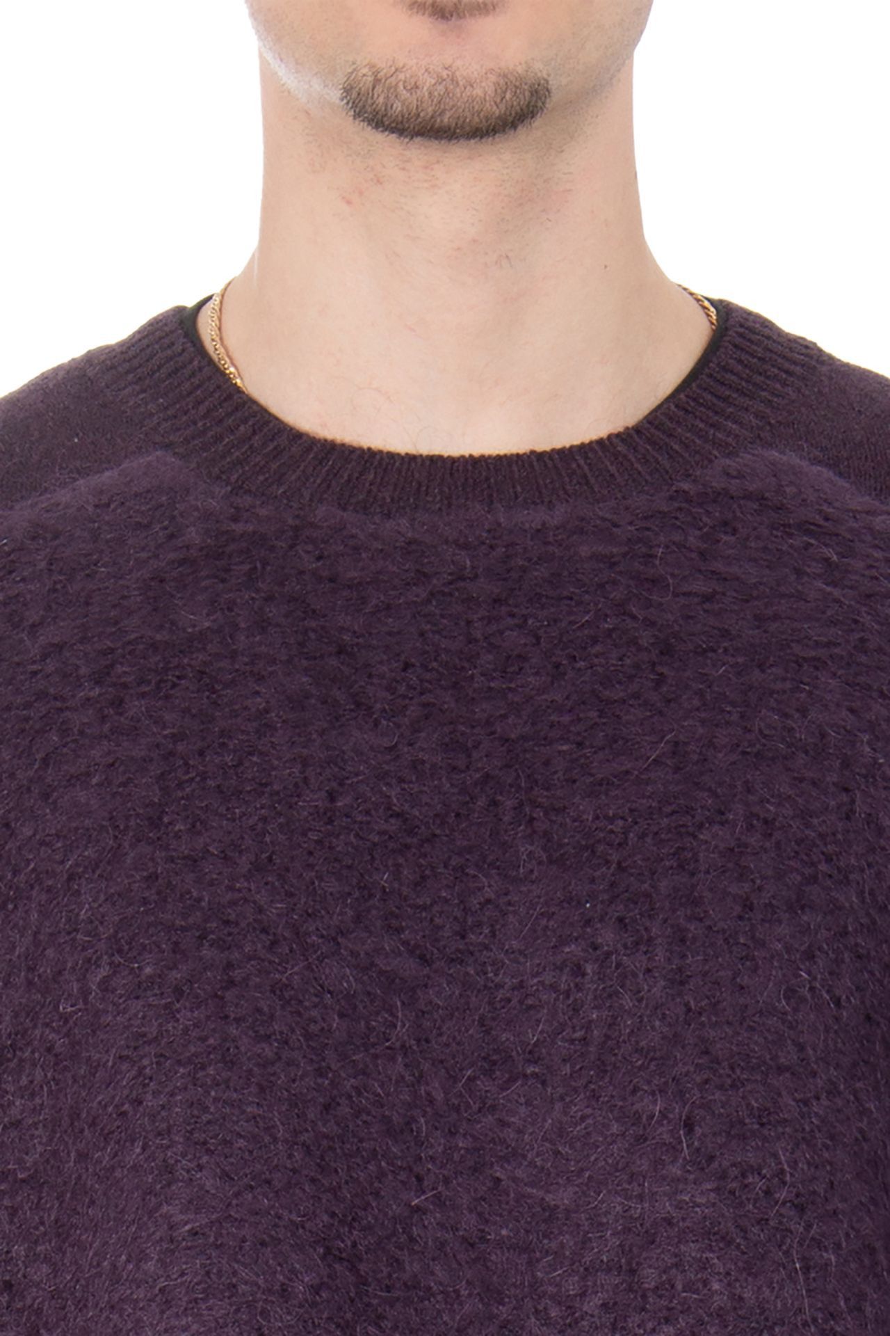 Y-3 o1y0525 Crewneck Sweater in Dark Purple Size US S / EU 44-46 / 1 - 2 Thumbnail