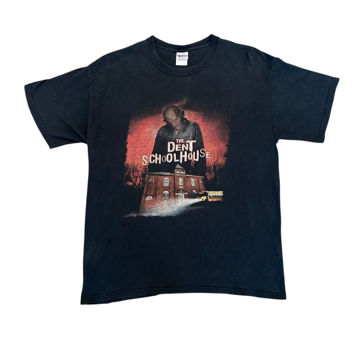 Vintage Vintage Dent School House haunted house Y2K faded shirt Size US L / EU 52-54 / 3 - 1 Thumbnail