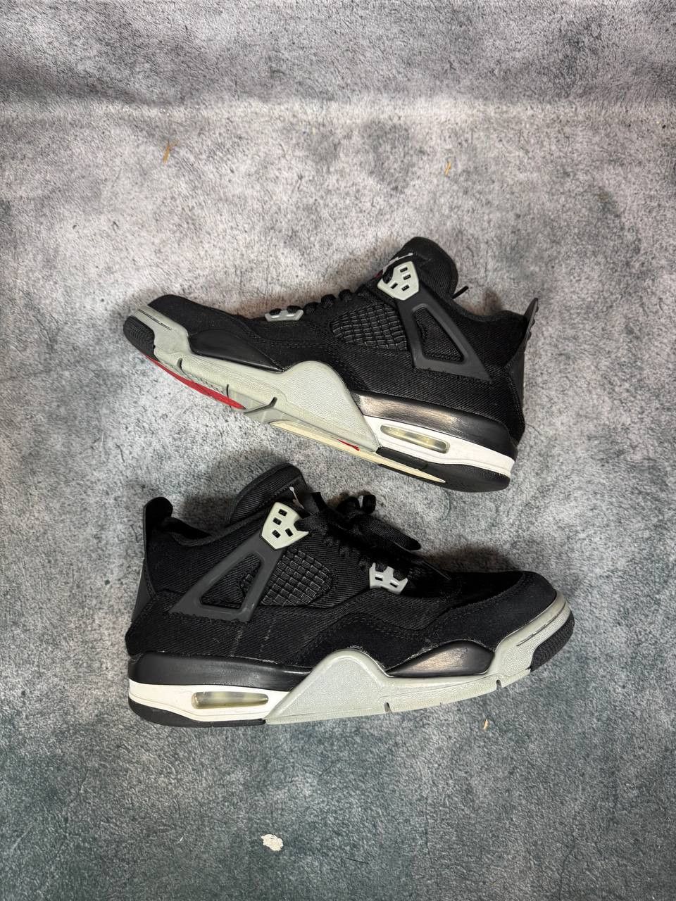 Jordan Brand Size 7 | Jordan 4 Black Canvas No Box | Pre-Owned Size US 7 / EU 40 - 5 Thumbnail