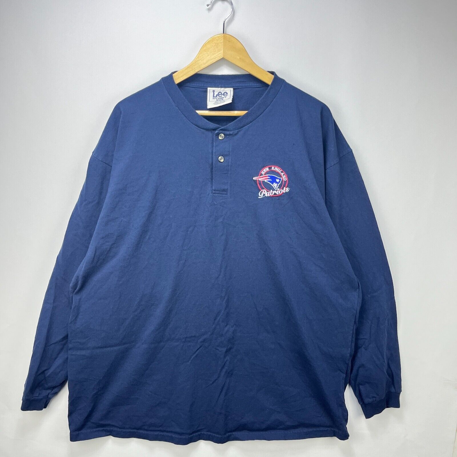 NFL × Vintage Vintage NFL New England Patriots Long Sleeve Shirt 2XL Size US XXL / EU 58 / 5 - 1 Thumbnail