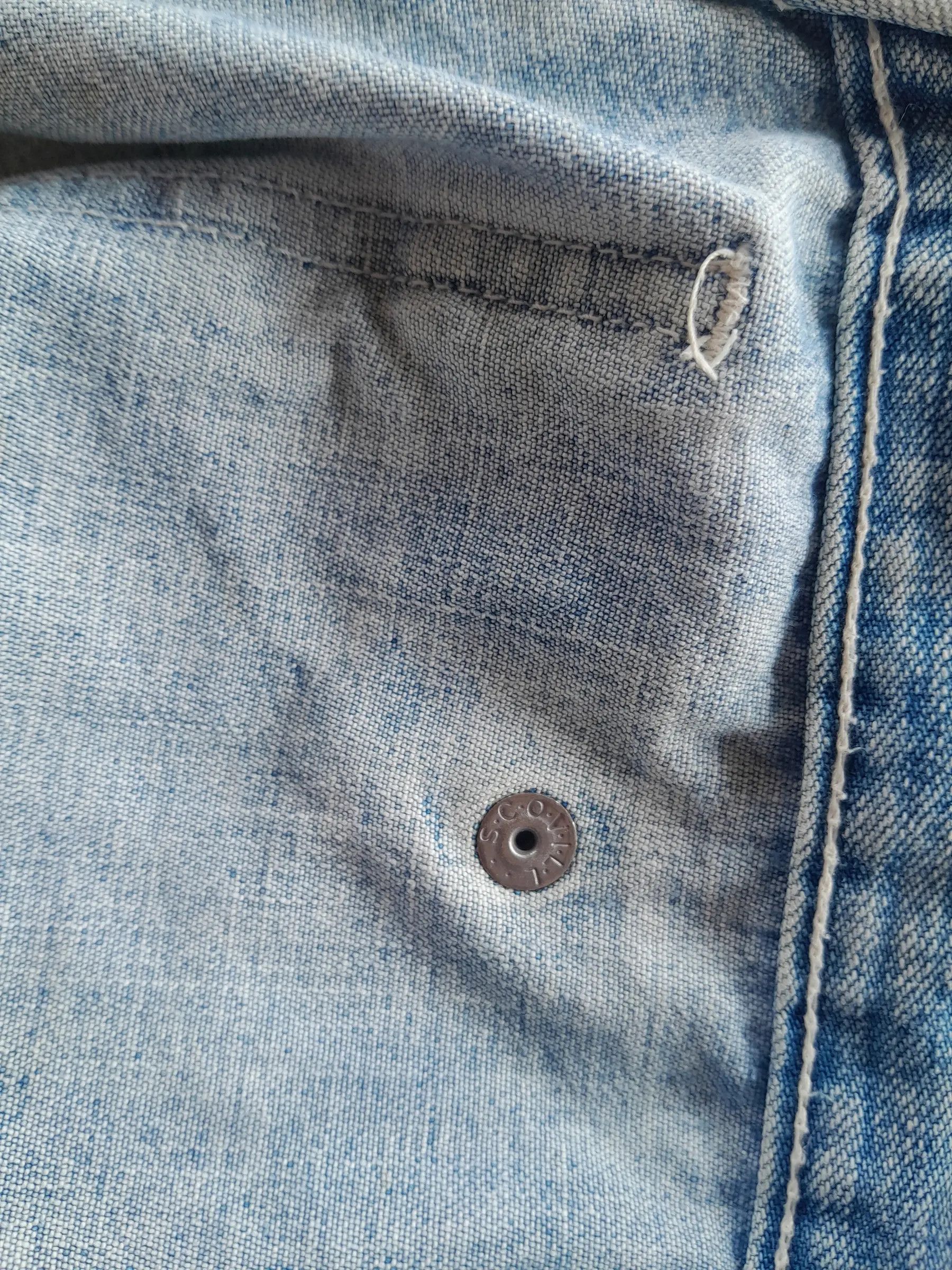 Vintage Vintage BIG JOHN scovvil button overall jeans denim Size US 40 / EU 56 - 9 Thumbnail