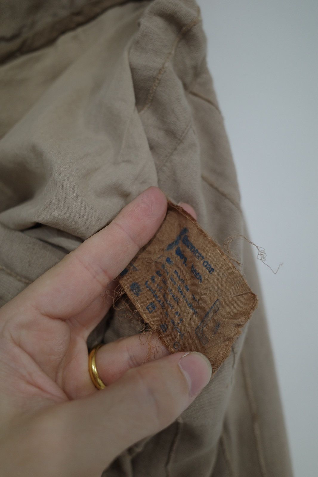 Archivio J.M. Ribot × John Alexander Skelton RICORRROBE LINEN STRIPE DRAWSTRING HIKING PANTS Size US 34 / EU 50 - 5 Thumbnail