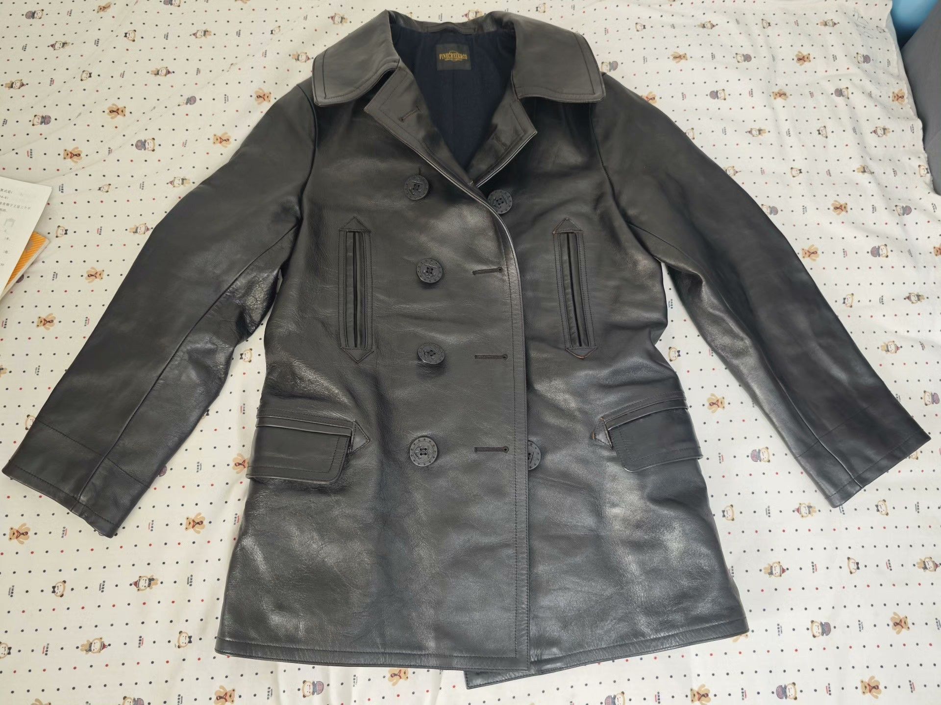 Fine Creek Fine Creek Men's Horsehide Leather Jacket Size US L / EU 52-54 / 3 - 1 Thumbnail