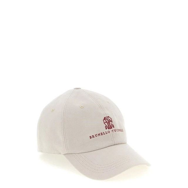 Brunello Cucinelli BRUNELLO CUCINELLI $600 Off White Garment Dyed Baseball Cap Size ONE SIZE - 2 Thumbnail