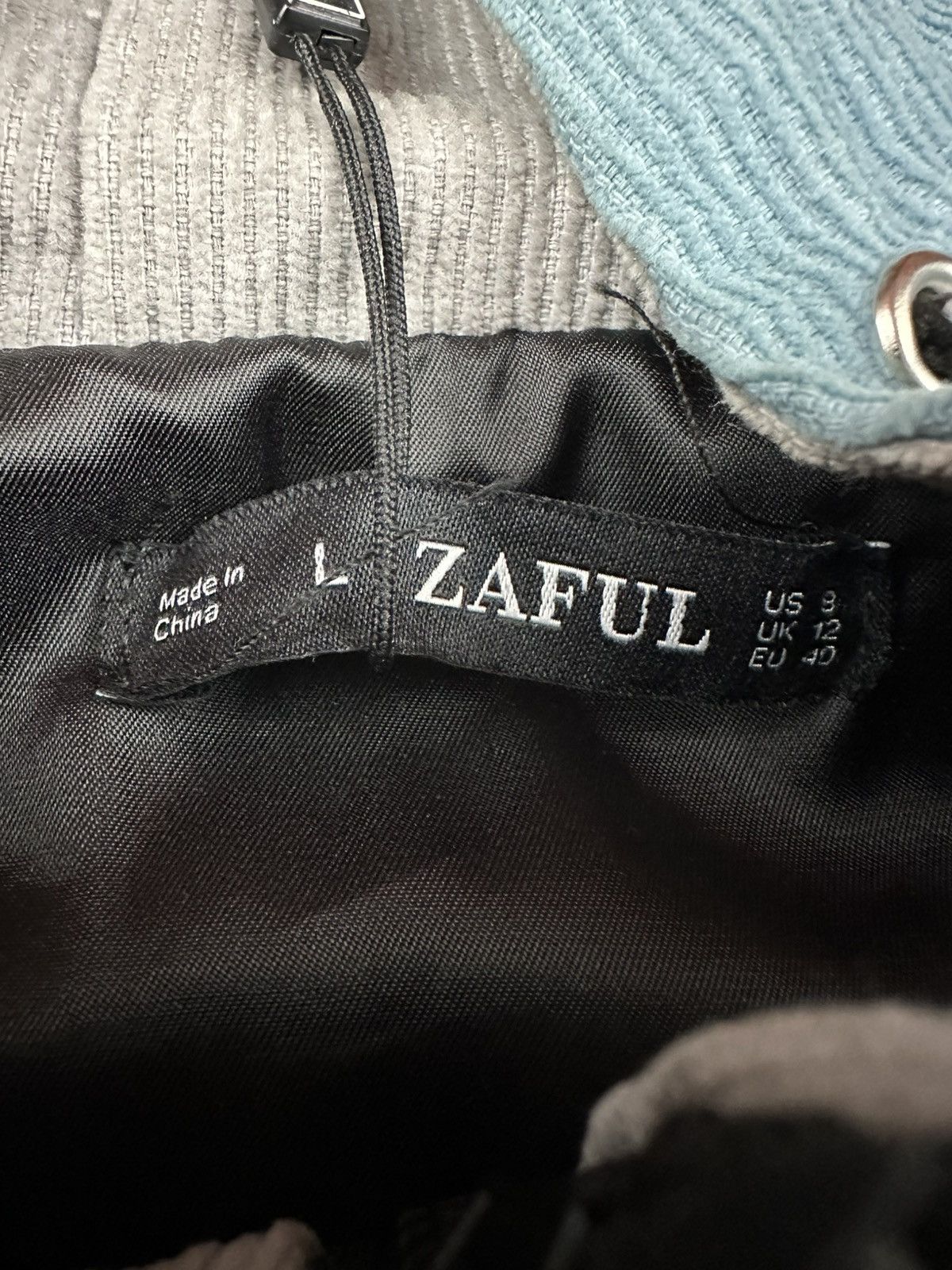 Japanese Brand Y2K Rasta Zaful Colorblock Corduroy Hooded Jacket Size US L / EU 52-54 / 3 - 4 Thumbnail