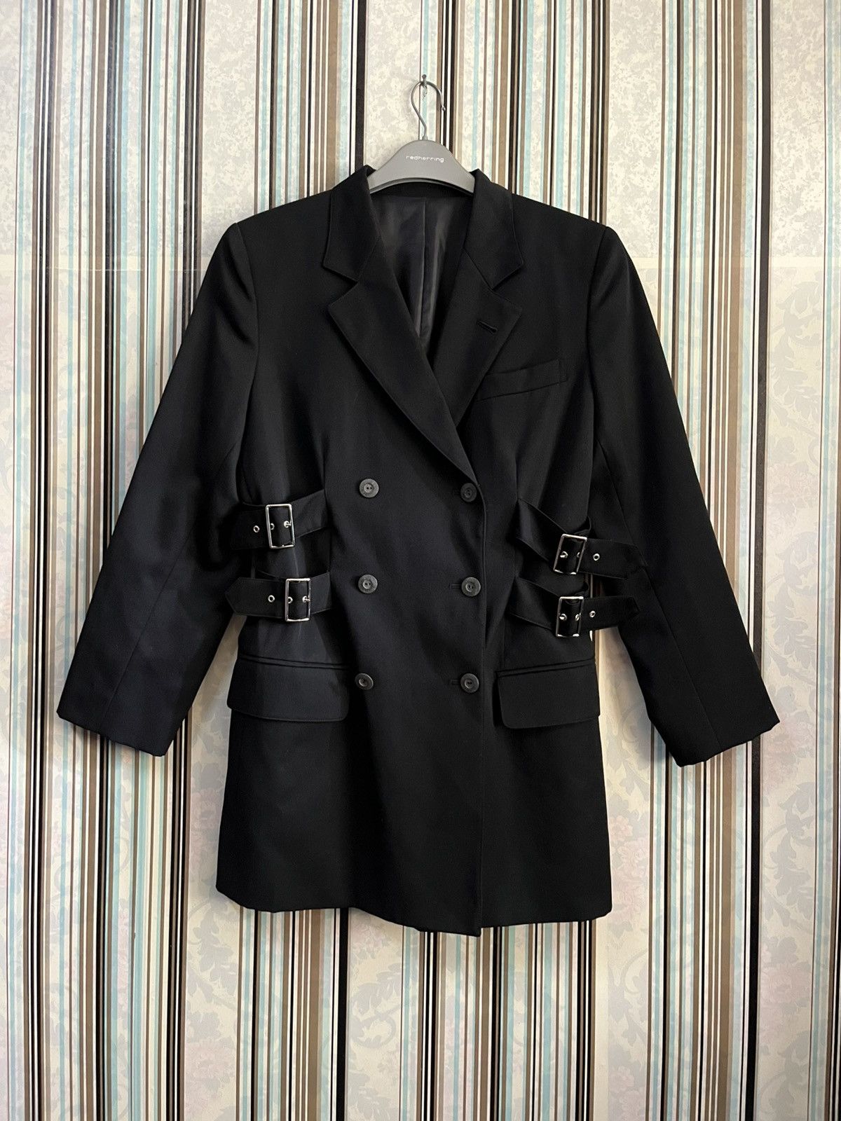 Jean Paul Gaultier SS94 JUNIOR GAULTIER strap buckle house couture #I2 Size L / US 10 / IT 46 - 2 Thumbnail